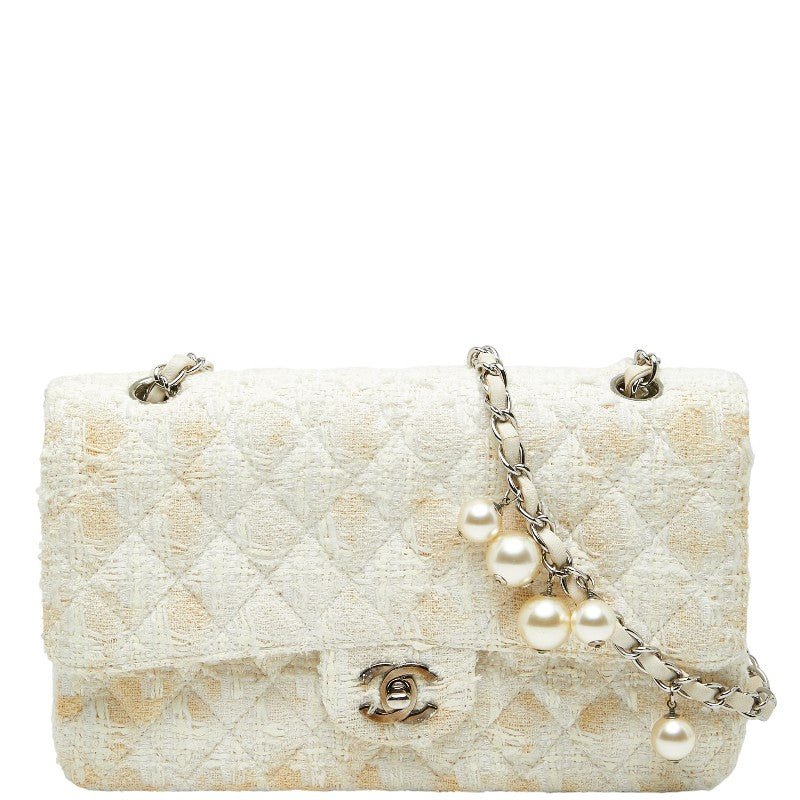 GP0326-03 Chanel Coco mark tweed blanc et crème Ginza Paris