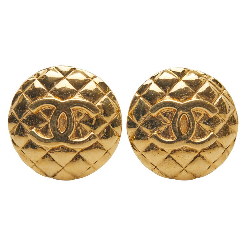 GP0326-31 Chanel Boucle d'oreilles gold Ginza Paris