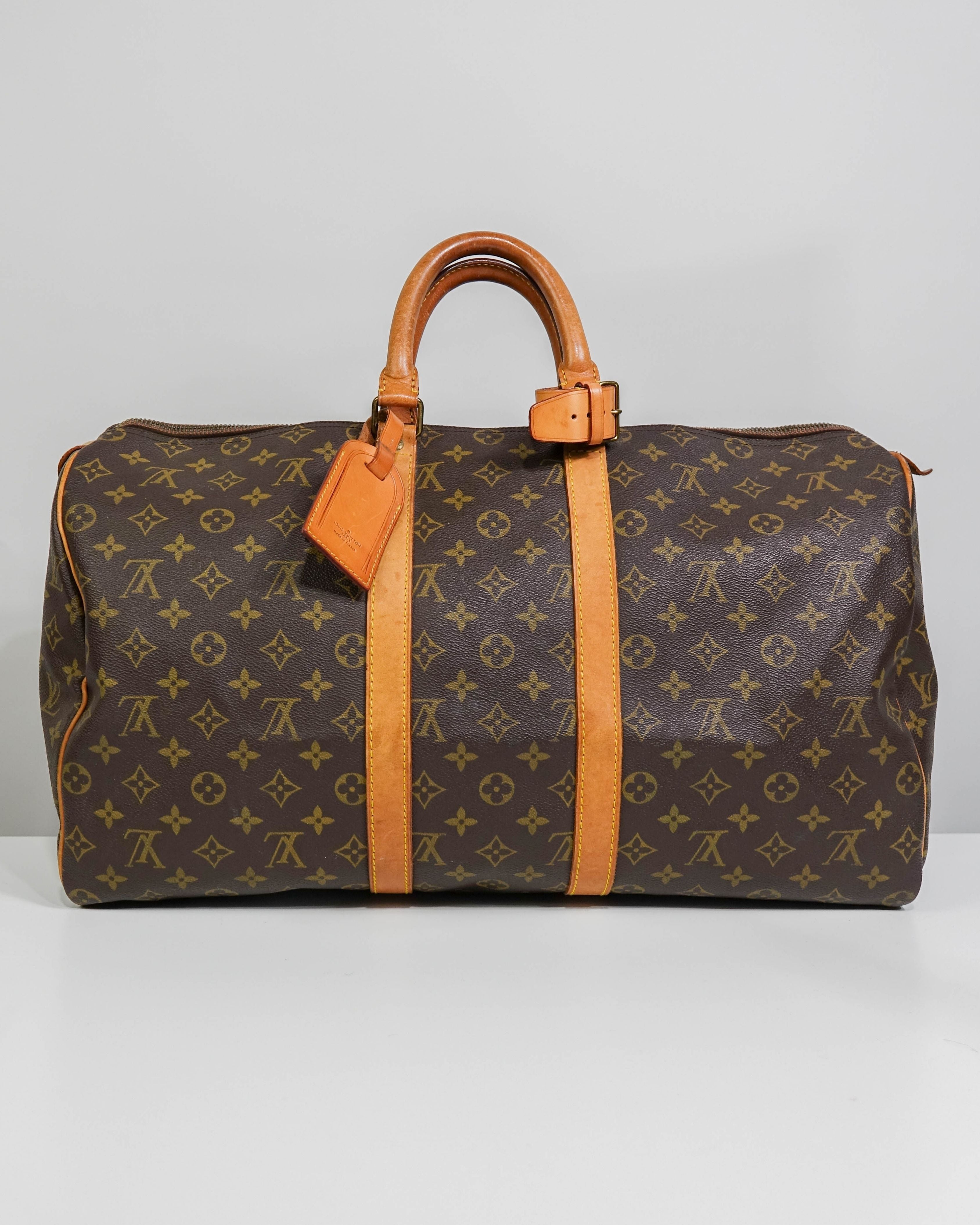 Sac de voyage keepall 45 Louis Vuitton en toile Monogram Lola Collective