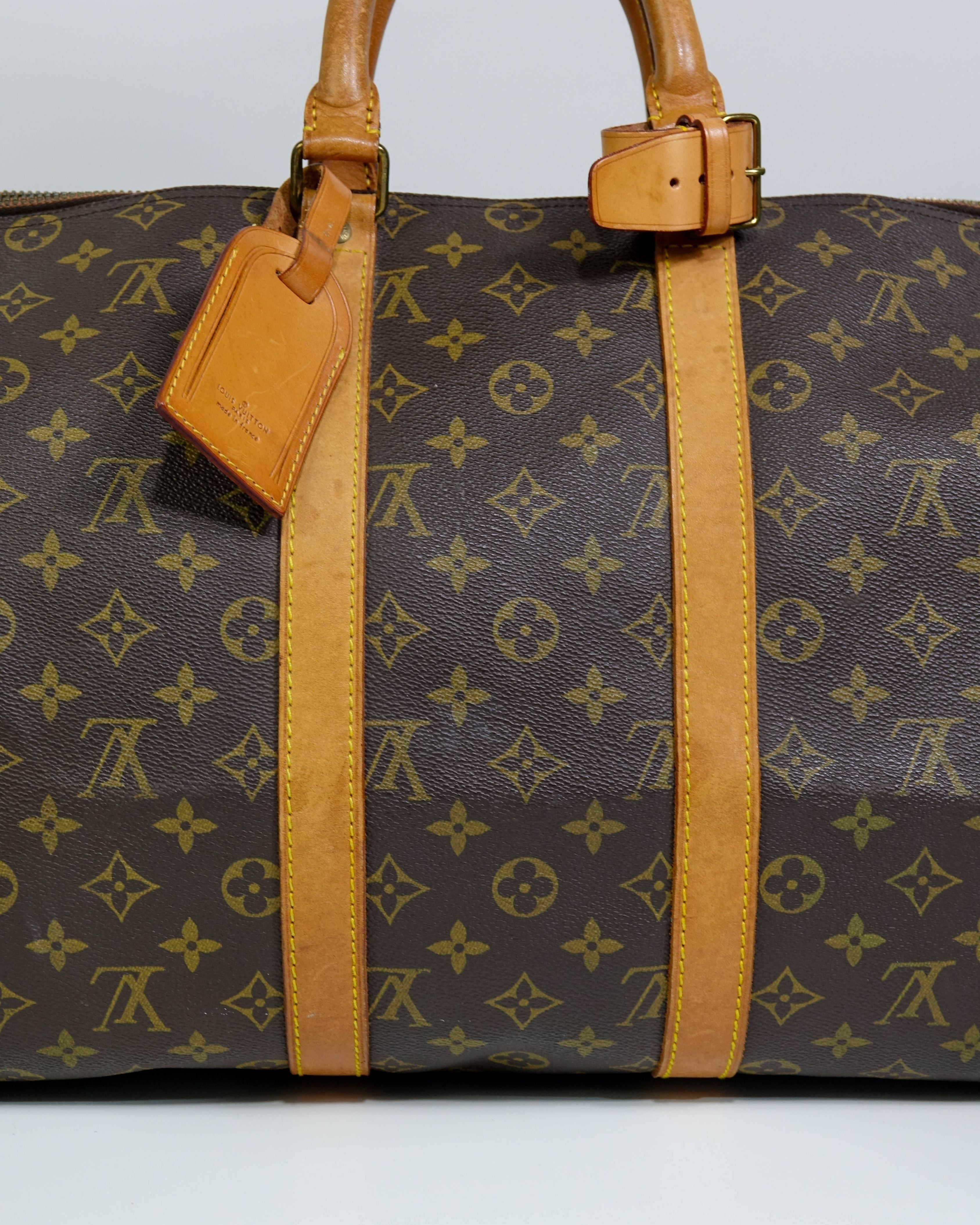 Sac de voyage keepall 45 Louis Vuitton en toile Monogram Lola Collective