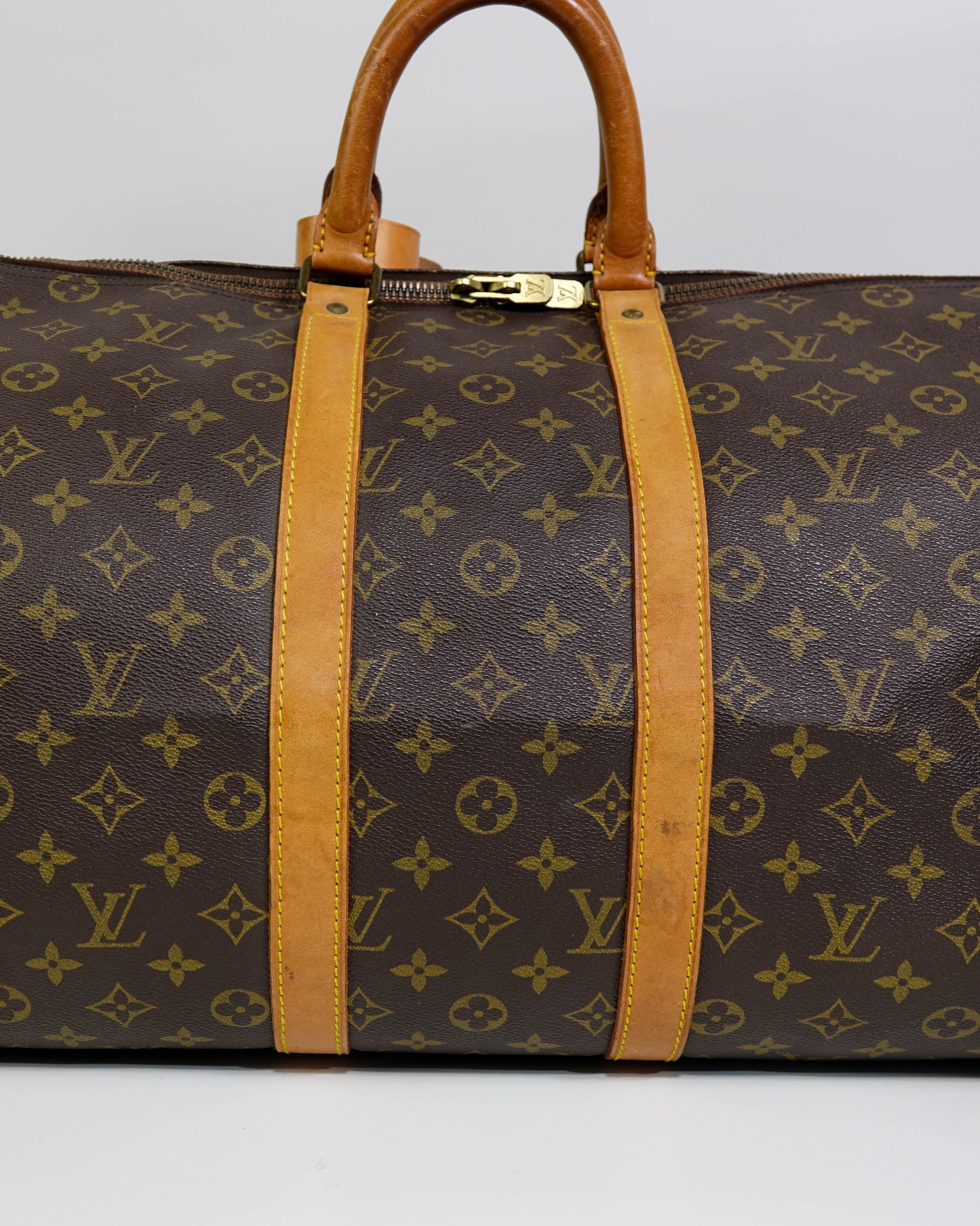 Sac de voyage keepall 45 Louis Vuitton en toile Monogram Lola Collective