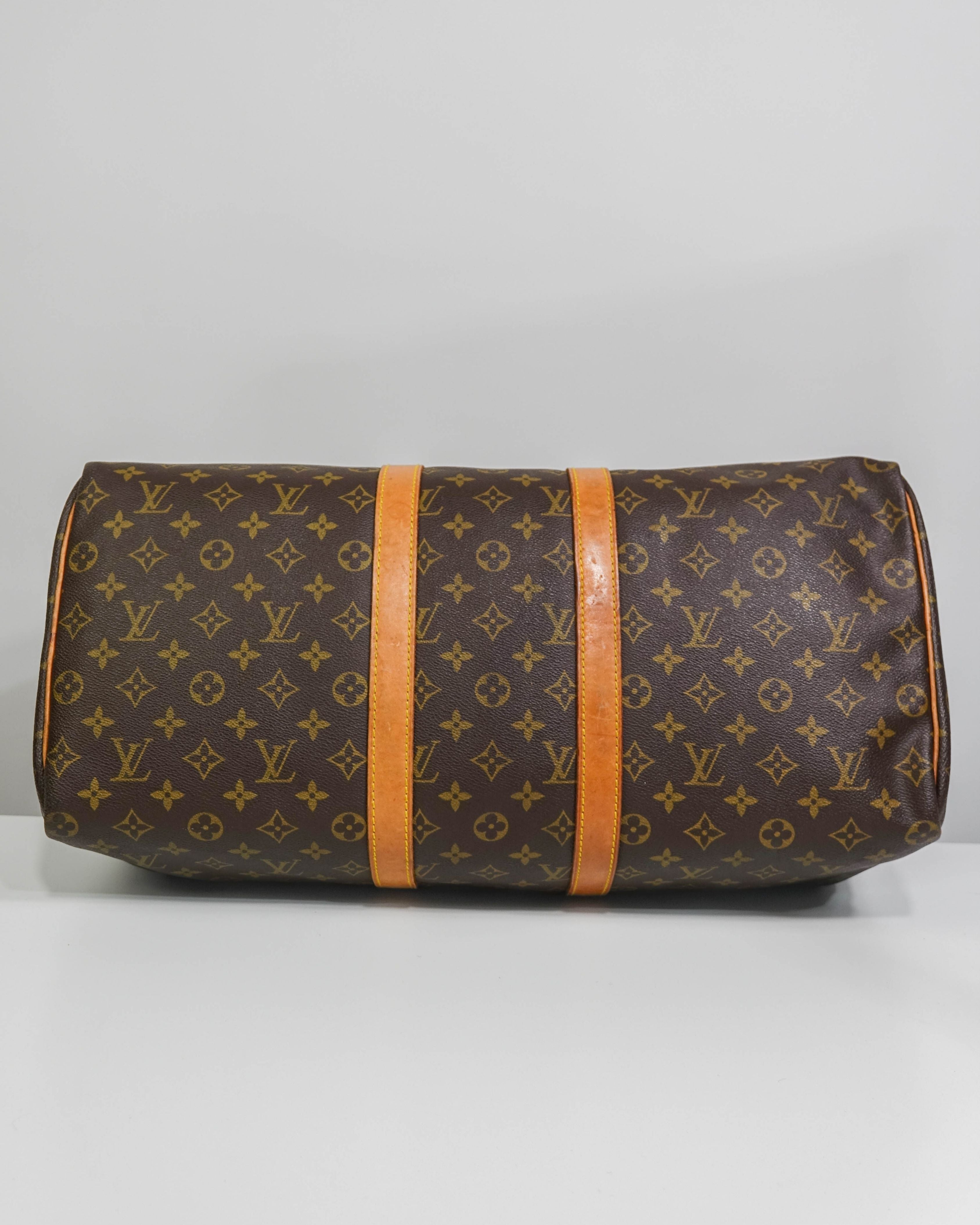Sac de voyage keepall 45 Louis Vuitton en toile Monogram Lola Collective