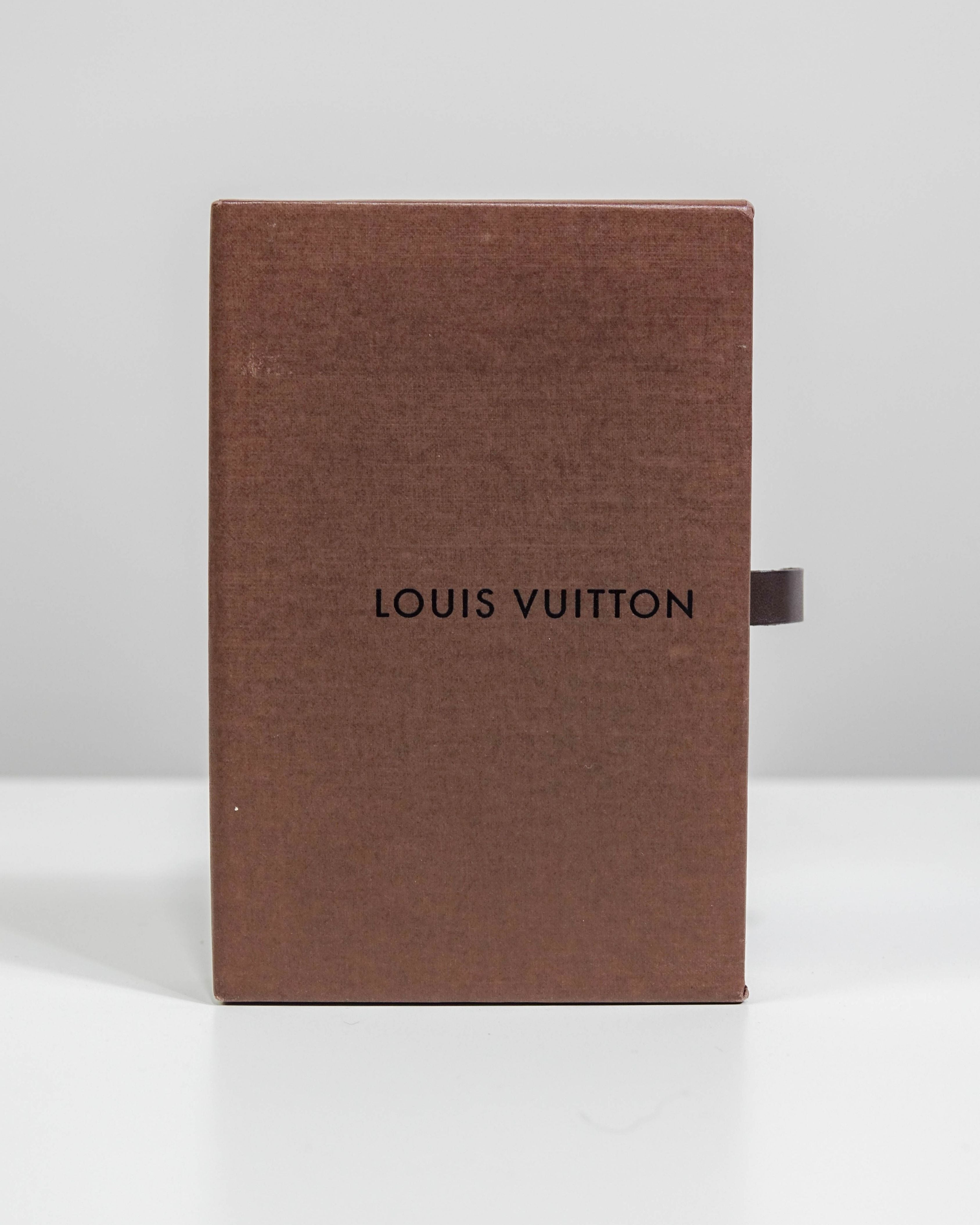 Porte-clés 4 clés Louis Vuitton en toile damier Ébène Lola Collective