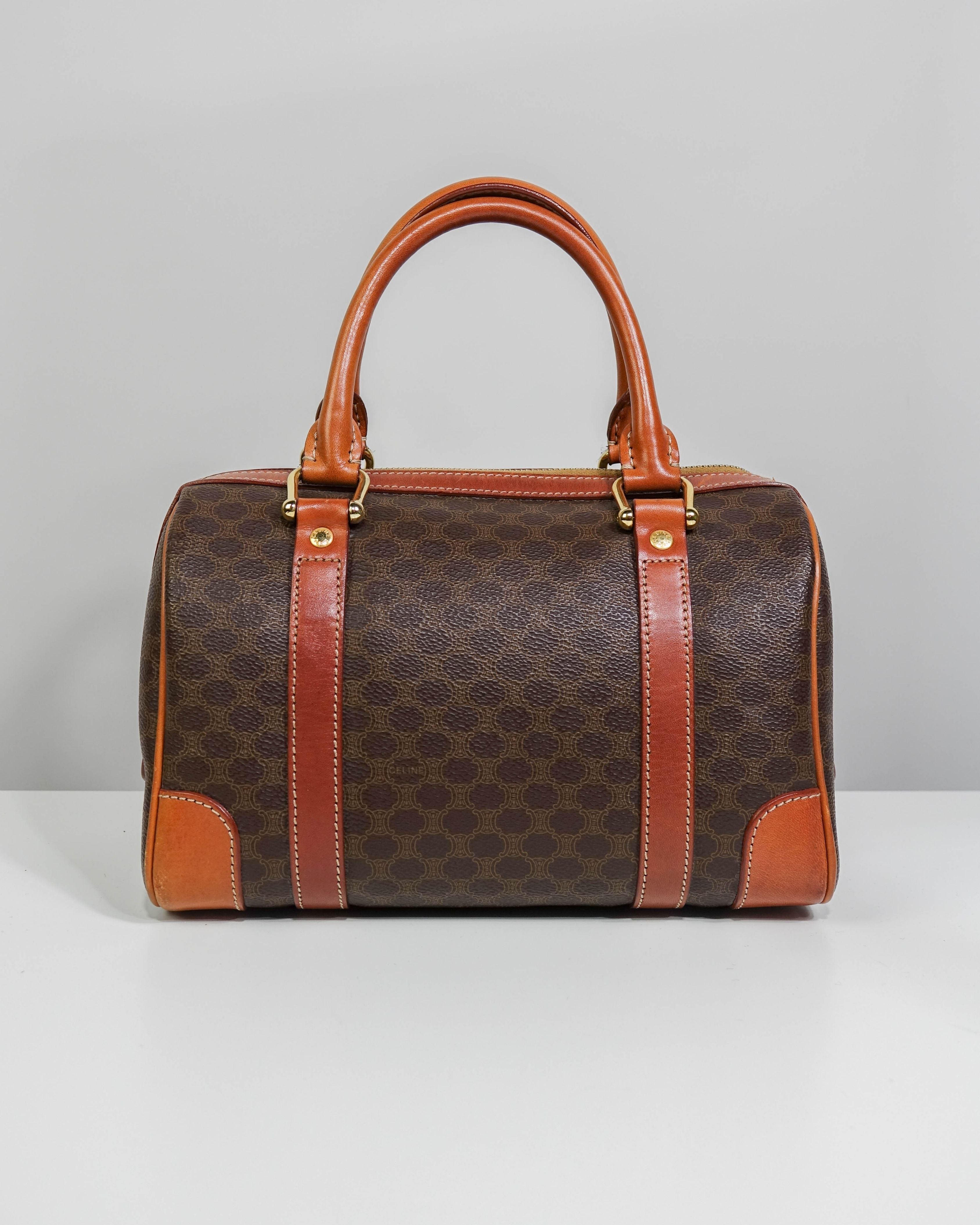 Sac Boston Céline en toile macadam Lola Collective