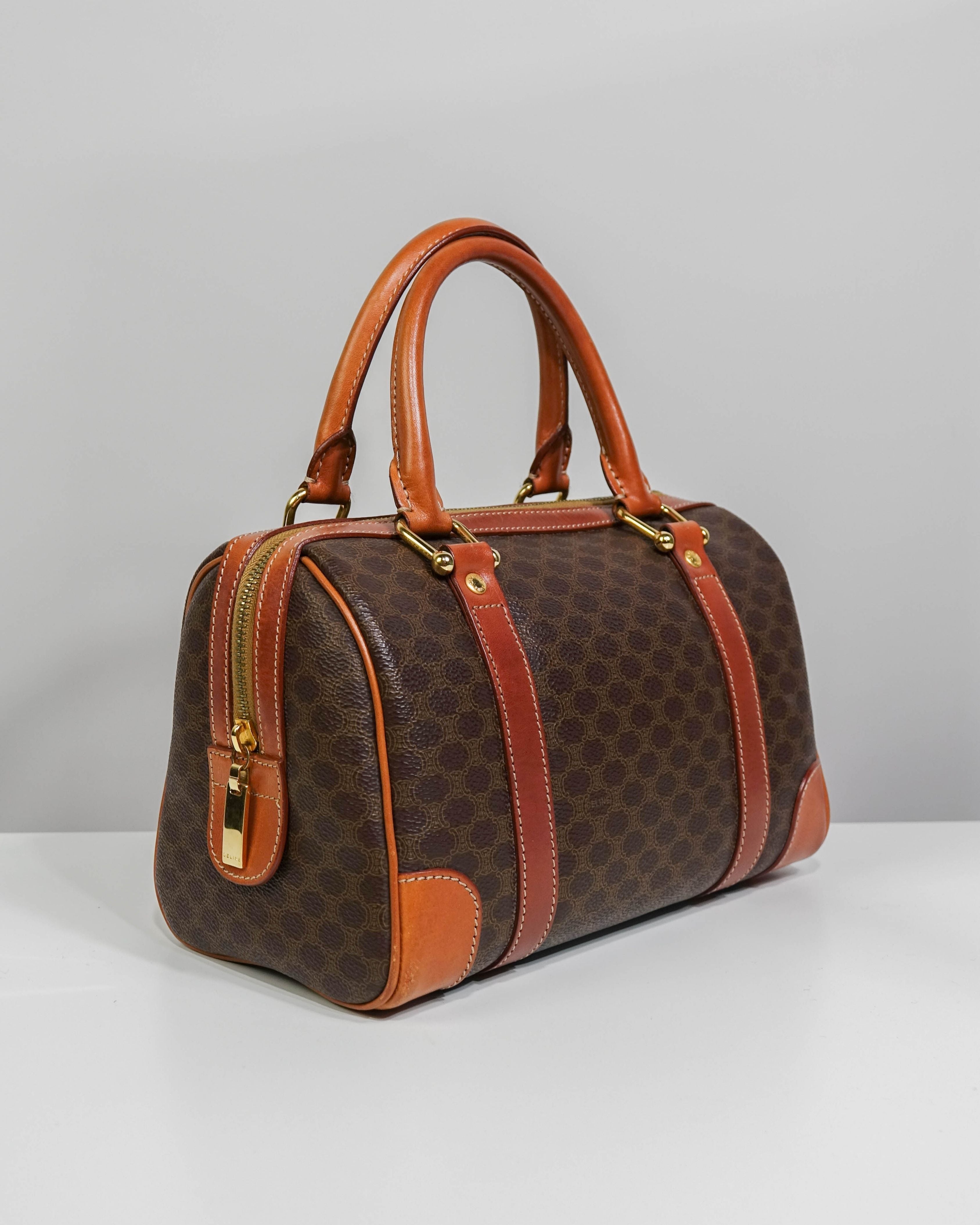 Sac Boston Céline en toile macadam Lola Collective