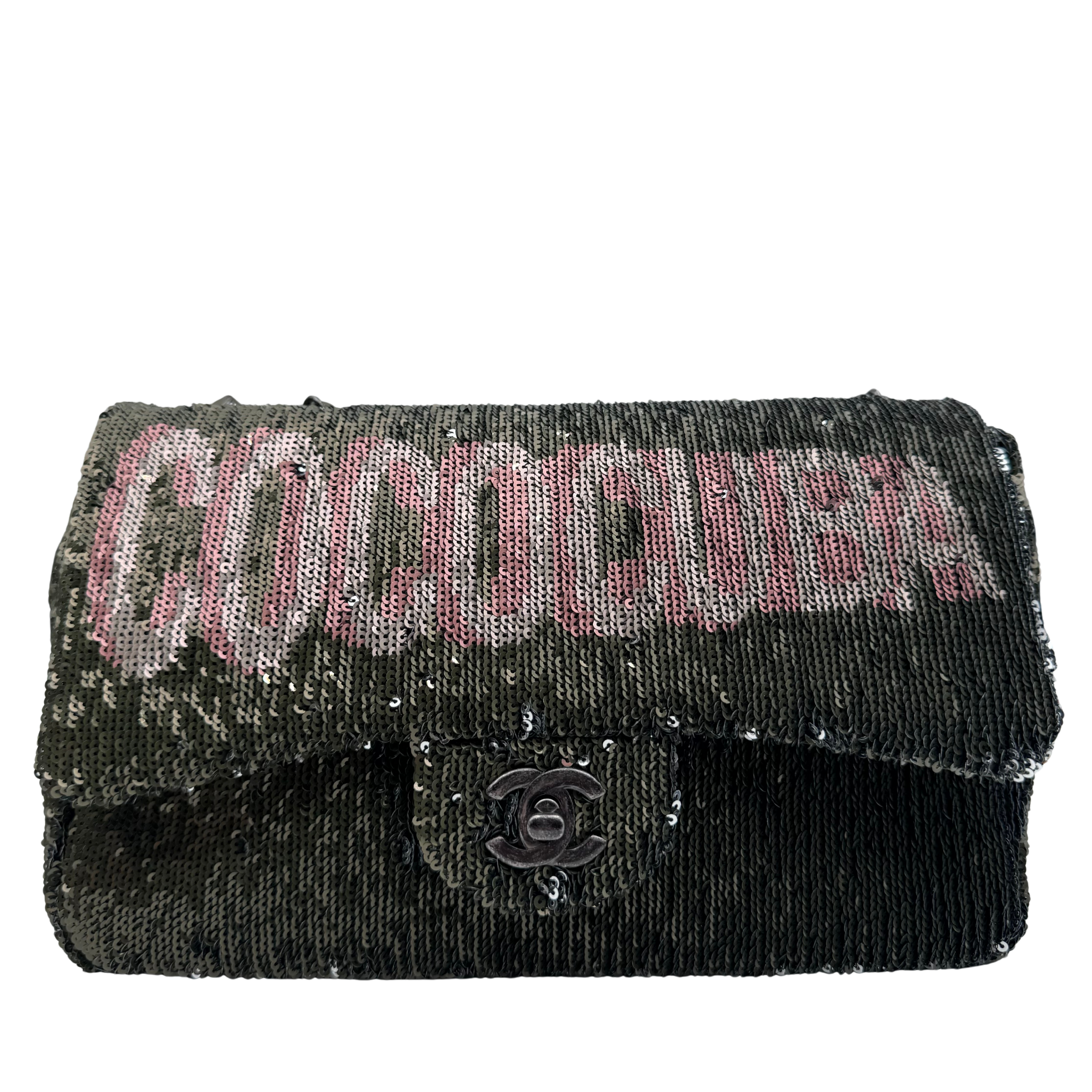 CLASSIC TIMELESS SEQUIN COCO CUBA MEDIUM SINGLE FLAP - CHANEL Lola Collective