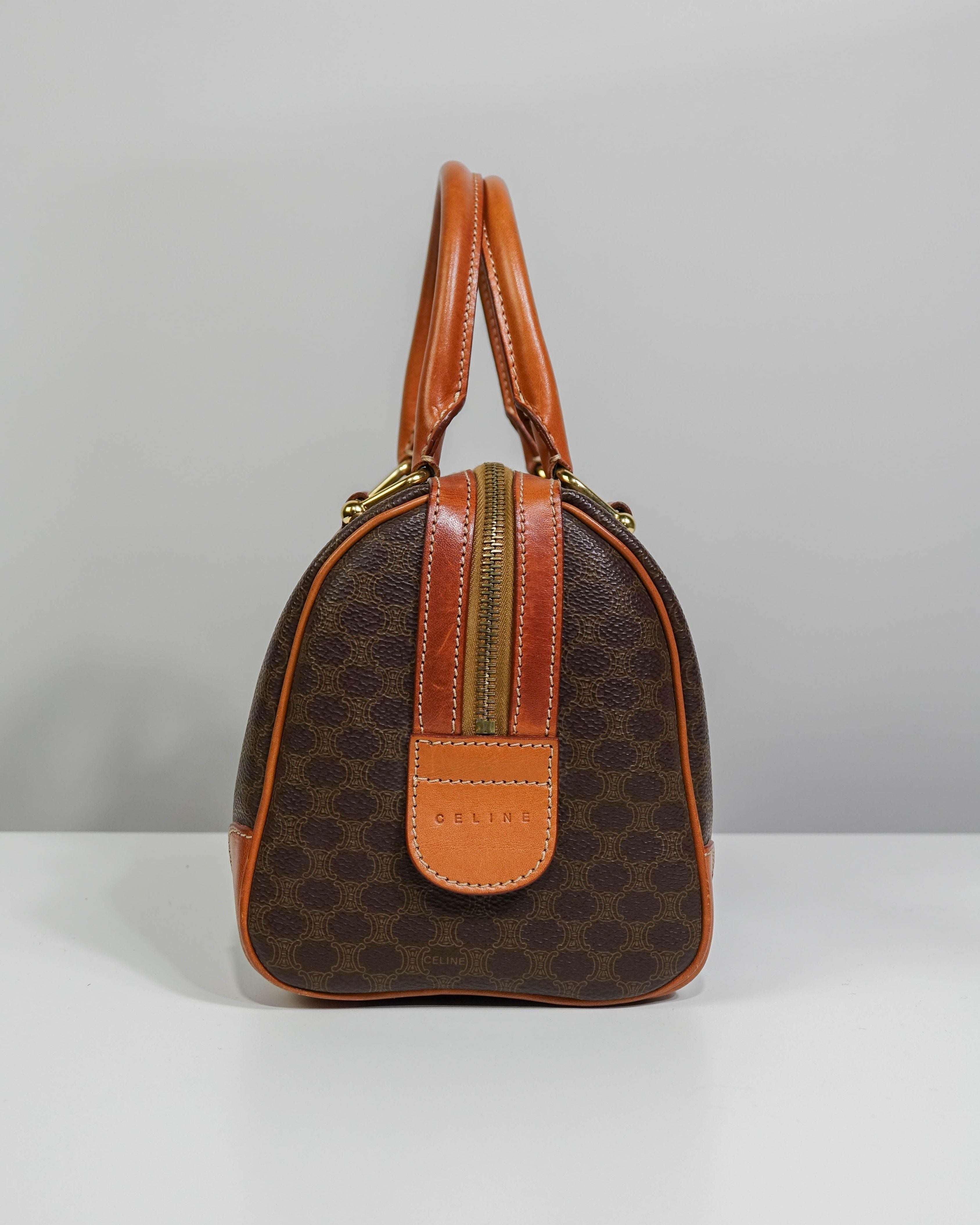 Sac Boston Céline en toile macadam Lola Collective