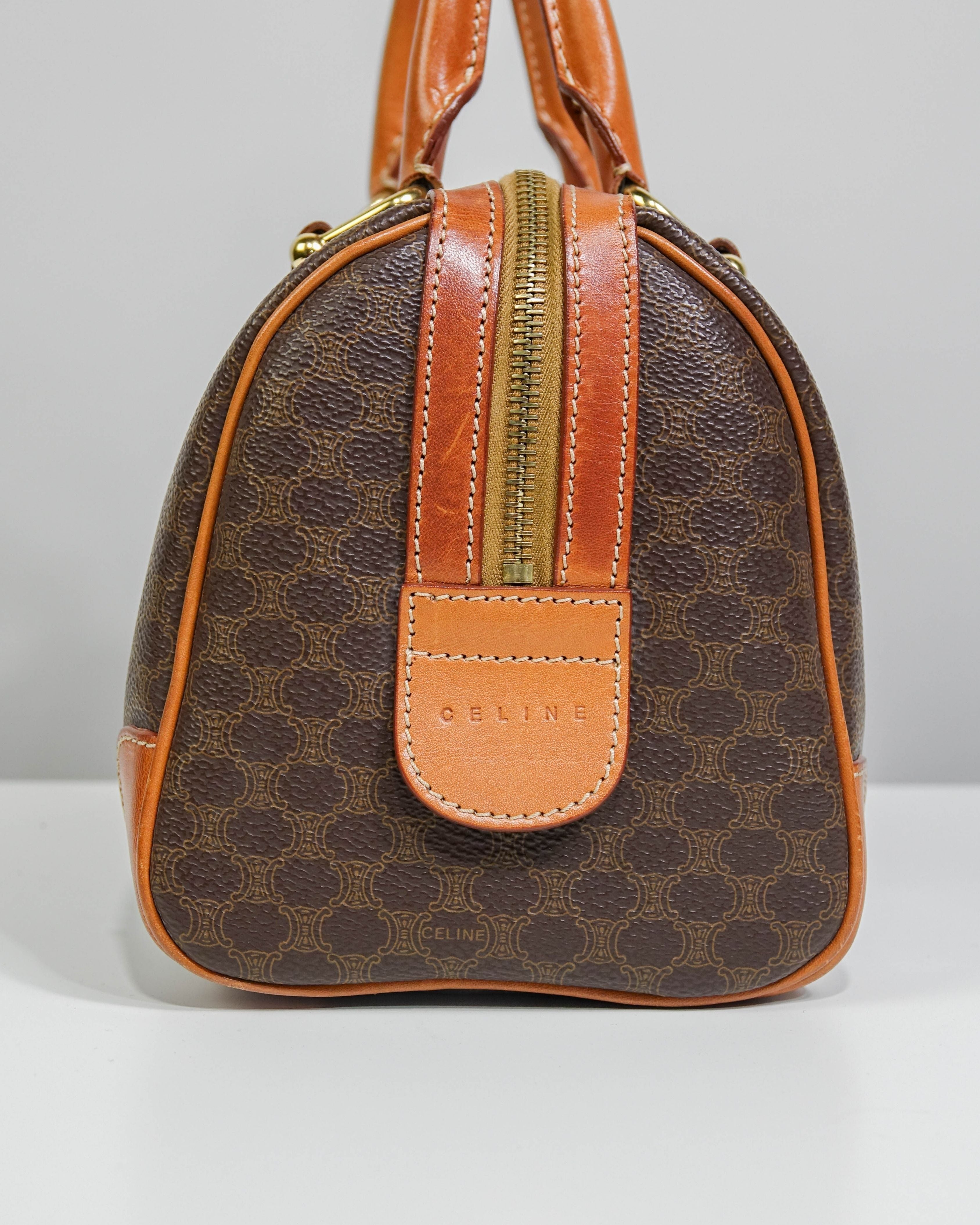 Sac Boston Céline en toile macadam Lola Collective