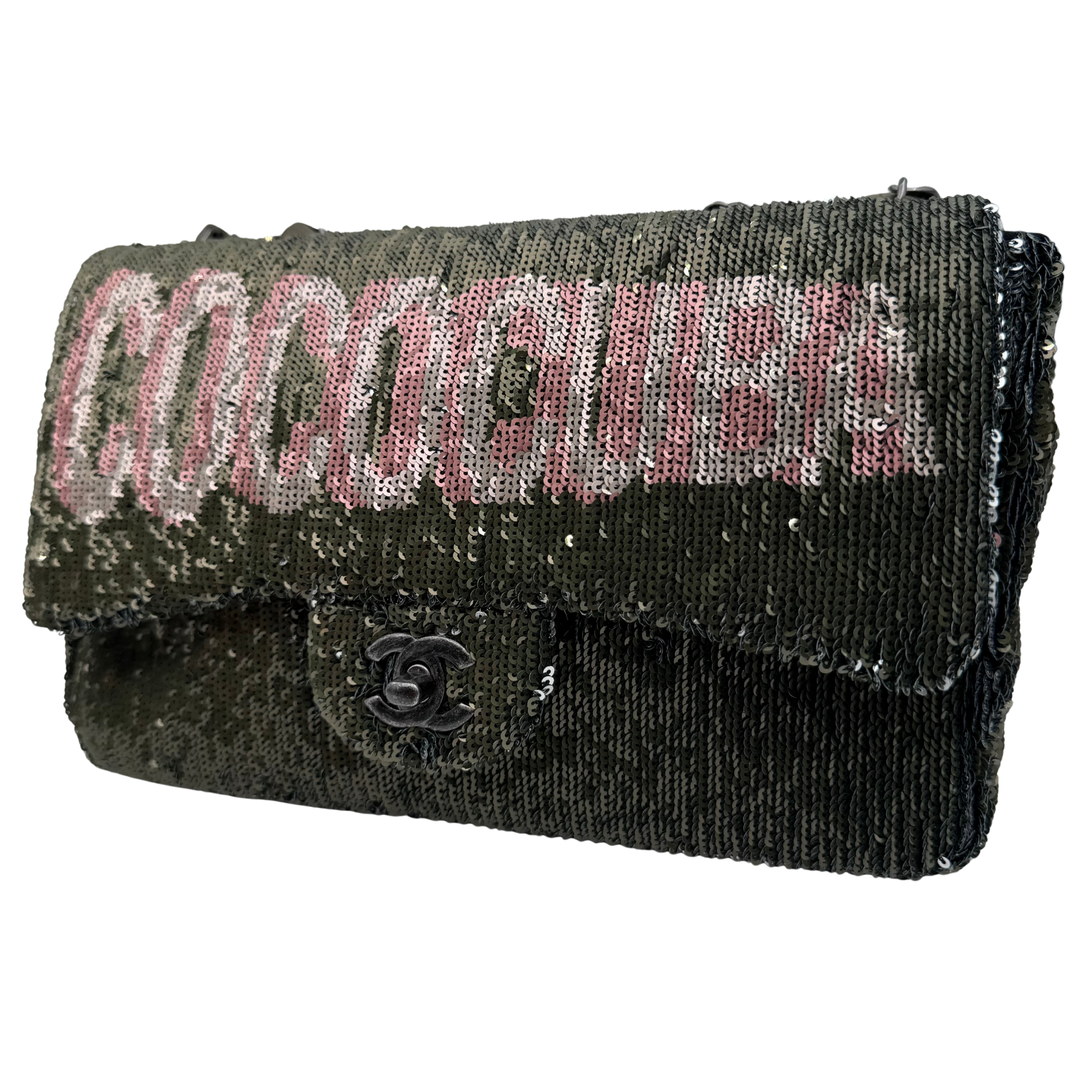 CLASSIC TIMELESS SEQUIN COCO CUBA MEDIUM SINGLE FLAP - CHANEL Lola Collective