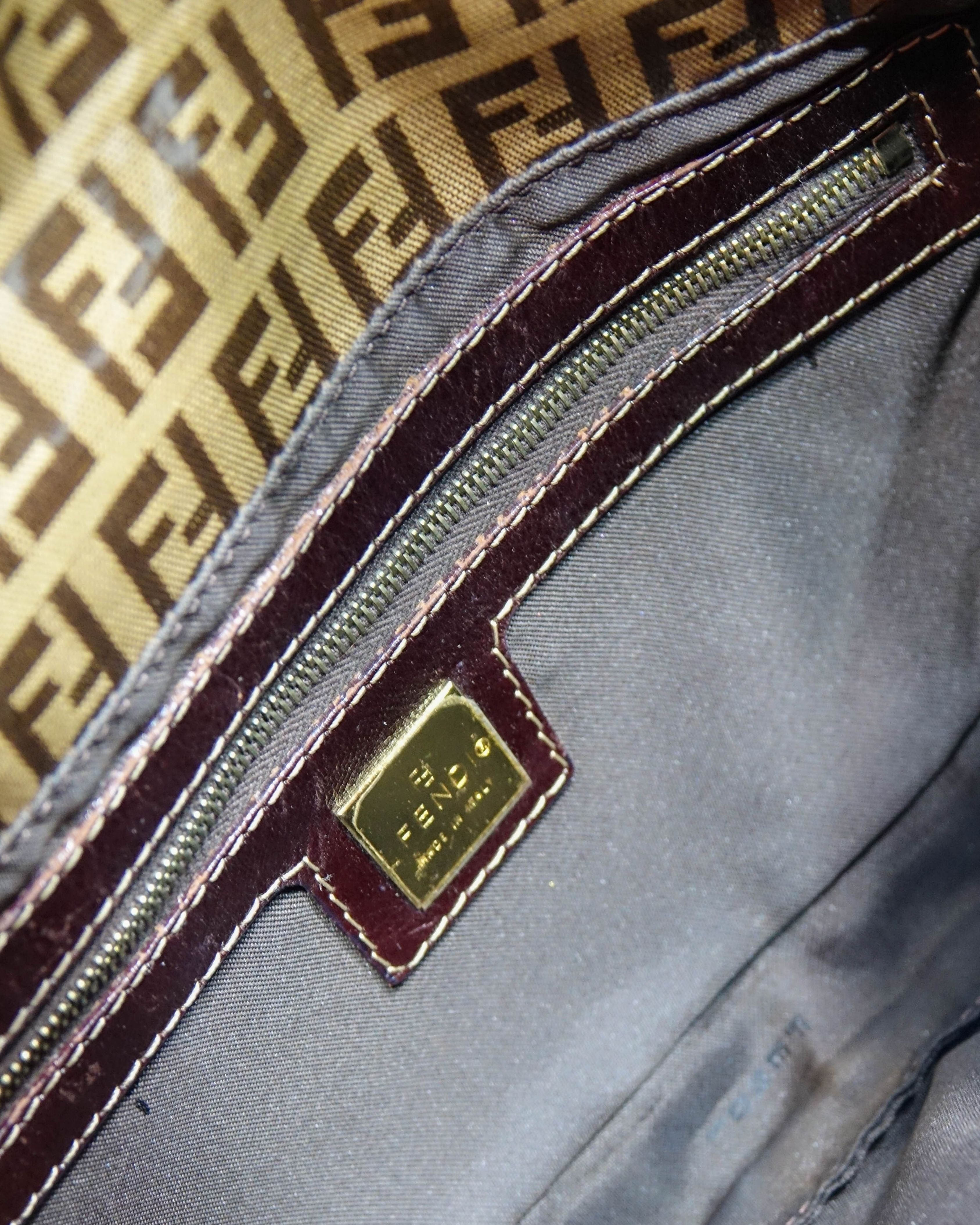 Sac Mamma Baguette Fendi Zucca Lola Collective