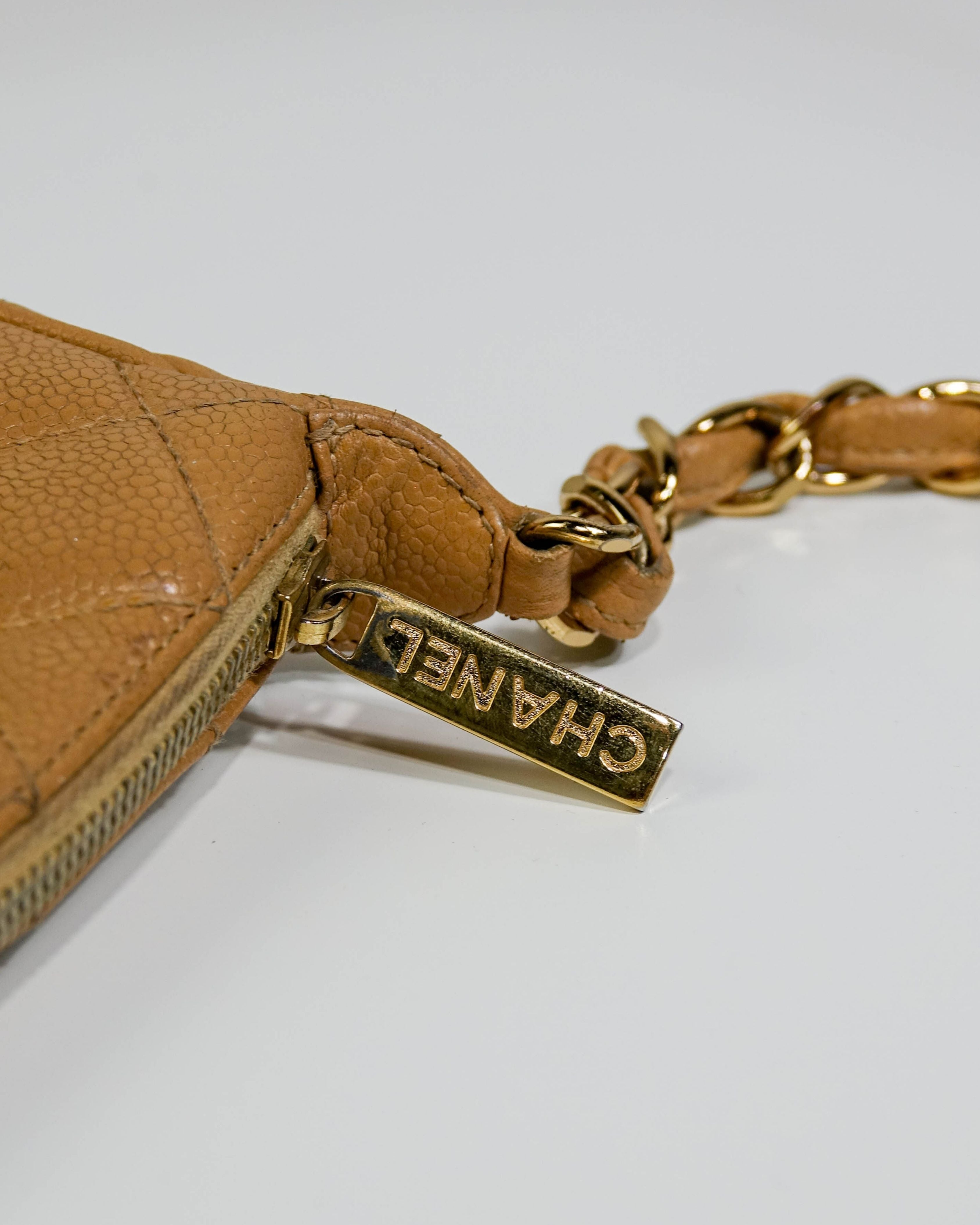 Chanel Sac Épaule Cuir Caviar – Beige Lola Collective