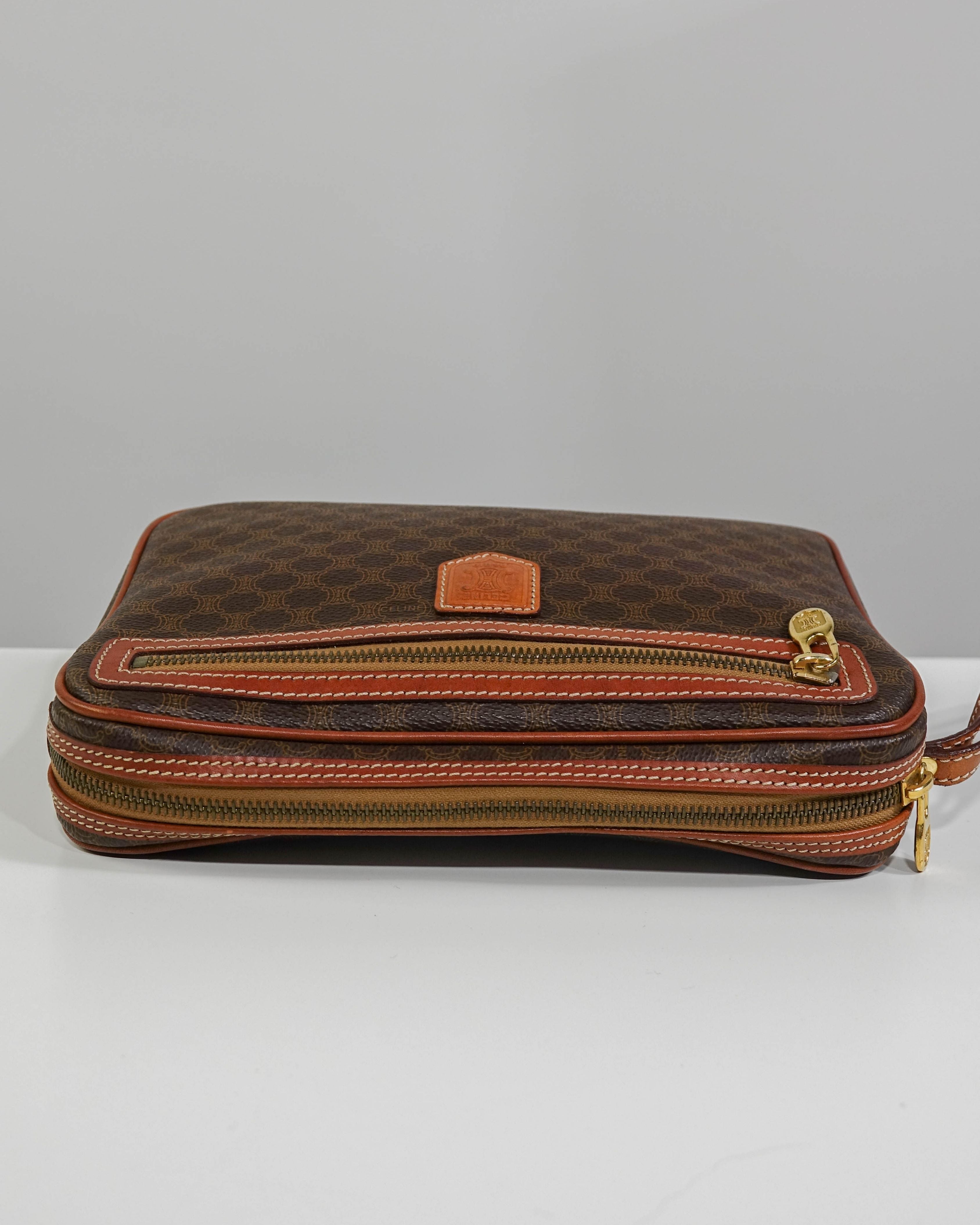 Céline trousse Macadam - beige Lola Collective