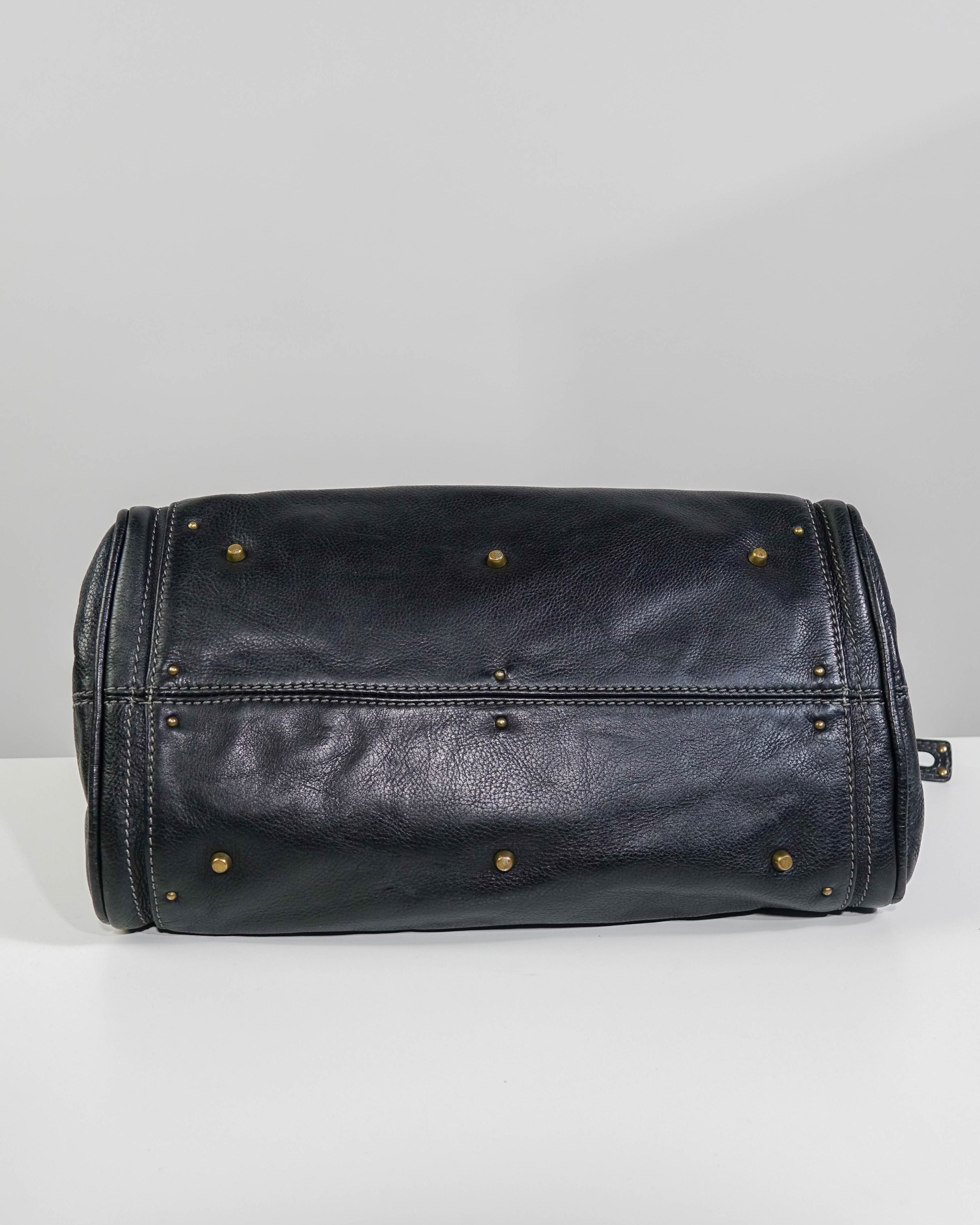 Sac Chloé Paddington - noir et gold Lola Collective