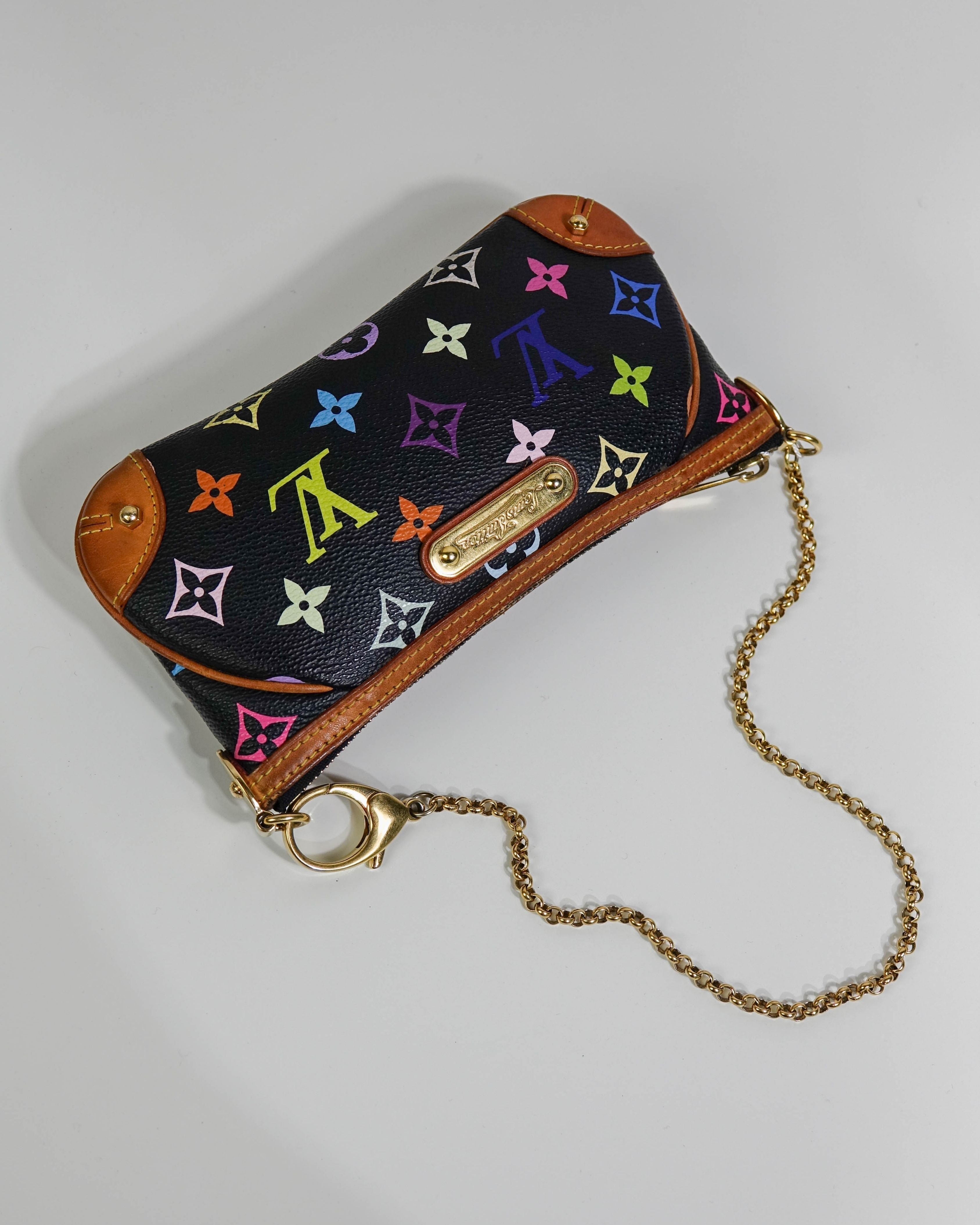 Mini Pochette accessoires Liv Louis Vuitton Murakami - noir Lola Collective