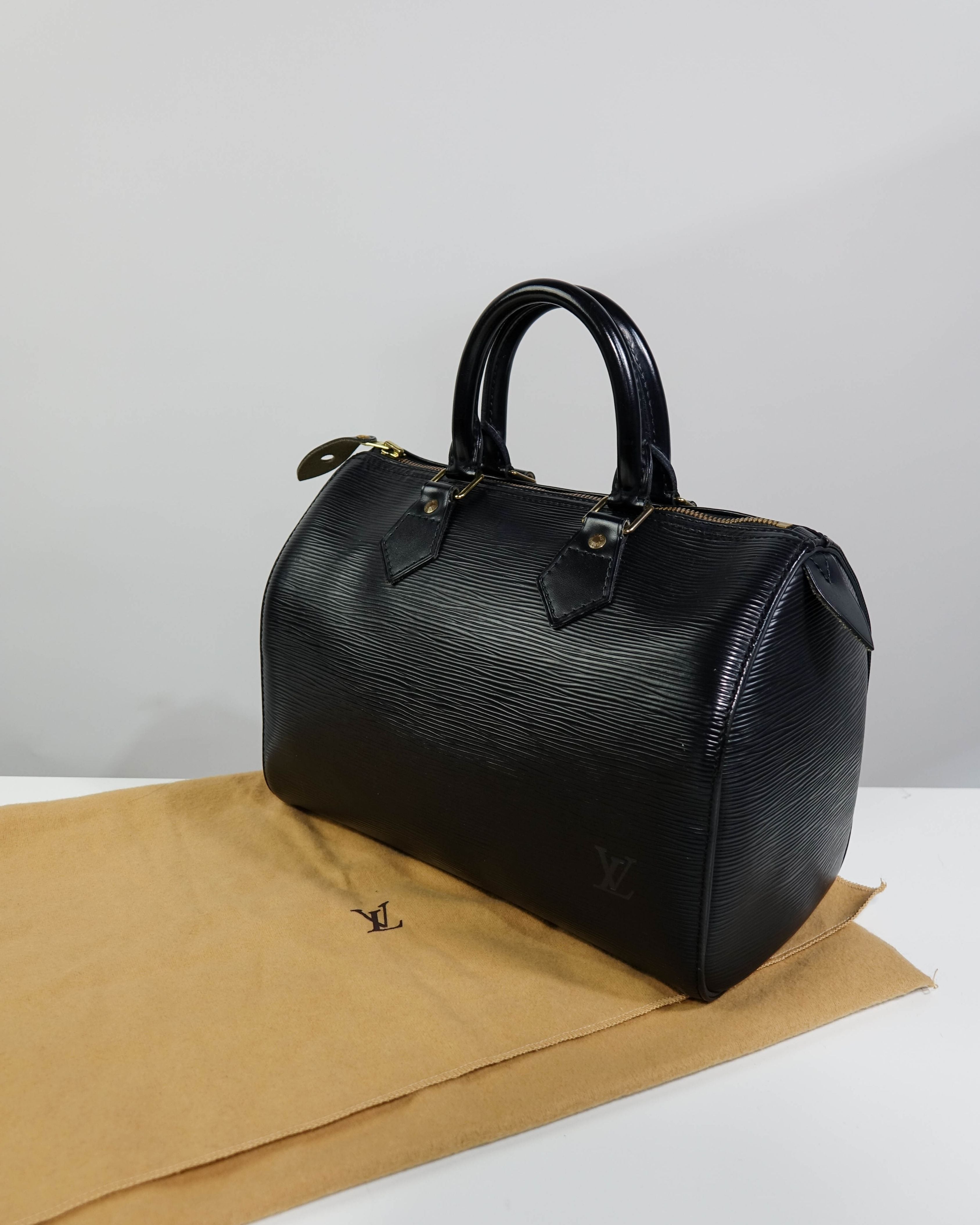 Sac Speedy 25 LOUIS Louis Vuitton Épi - Noir Lola Collective
