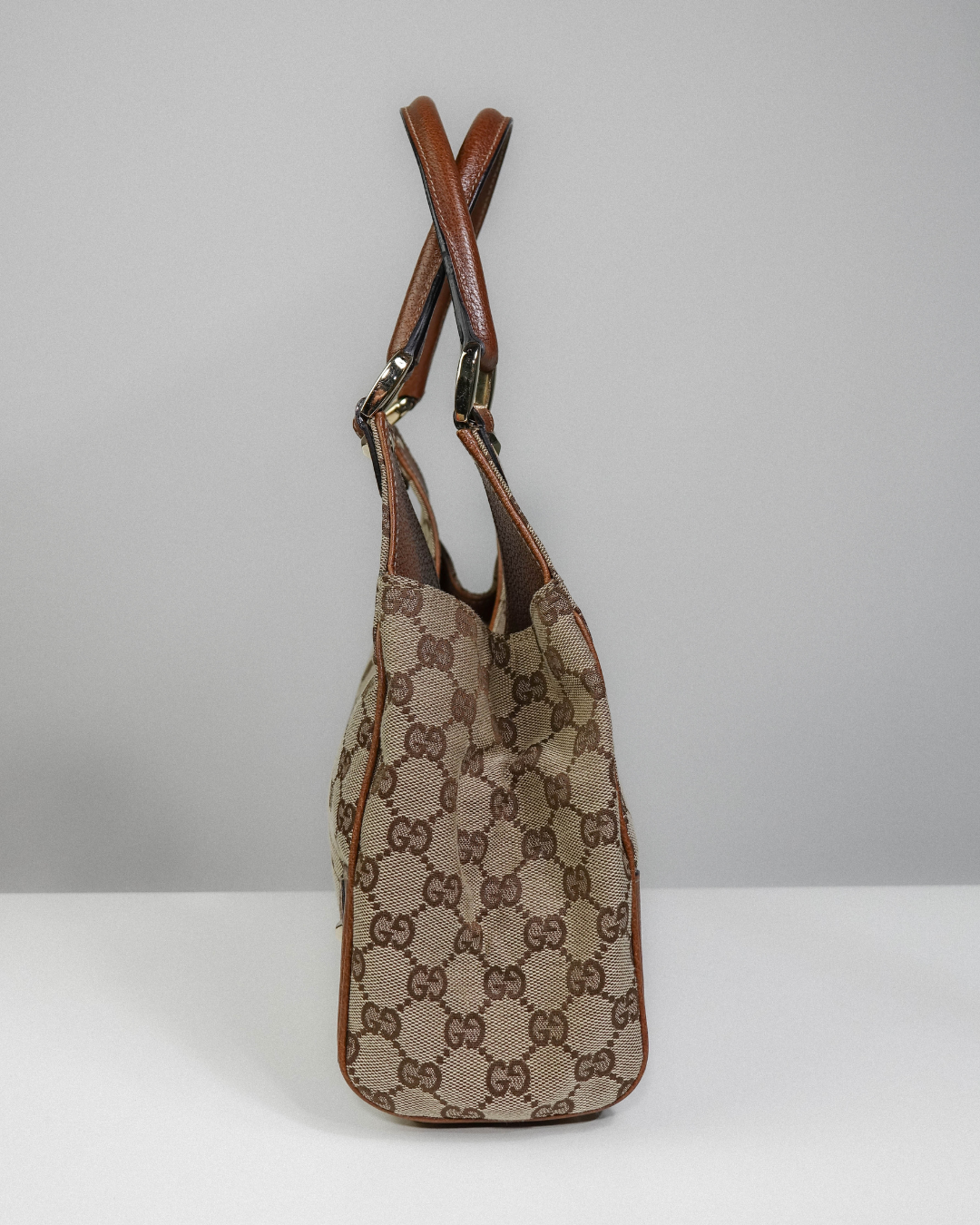 Sac New Jackie GG Canvas Beige & Doré – Gucci Lola Collective