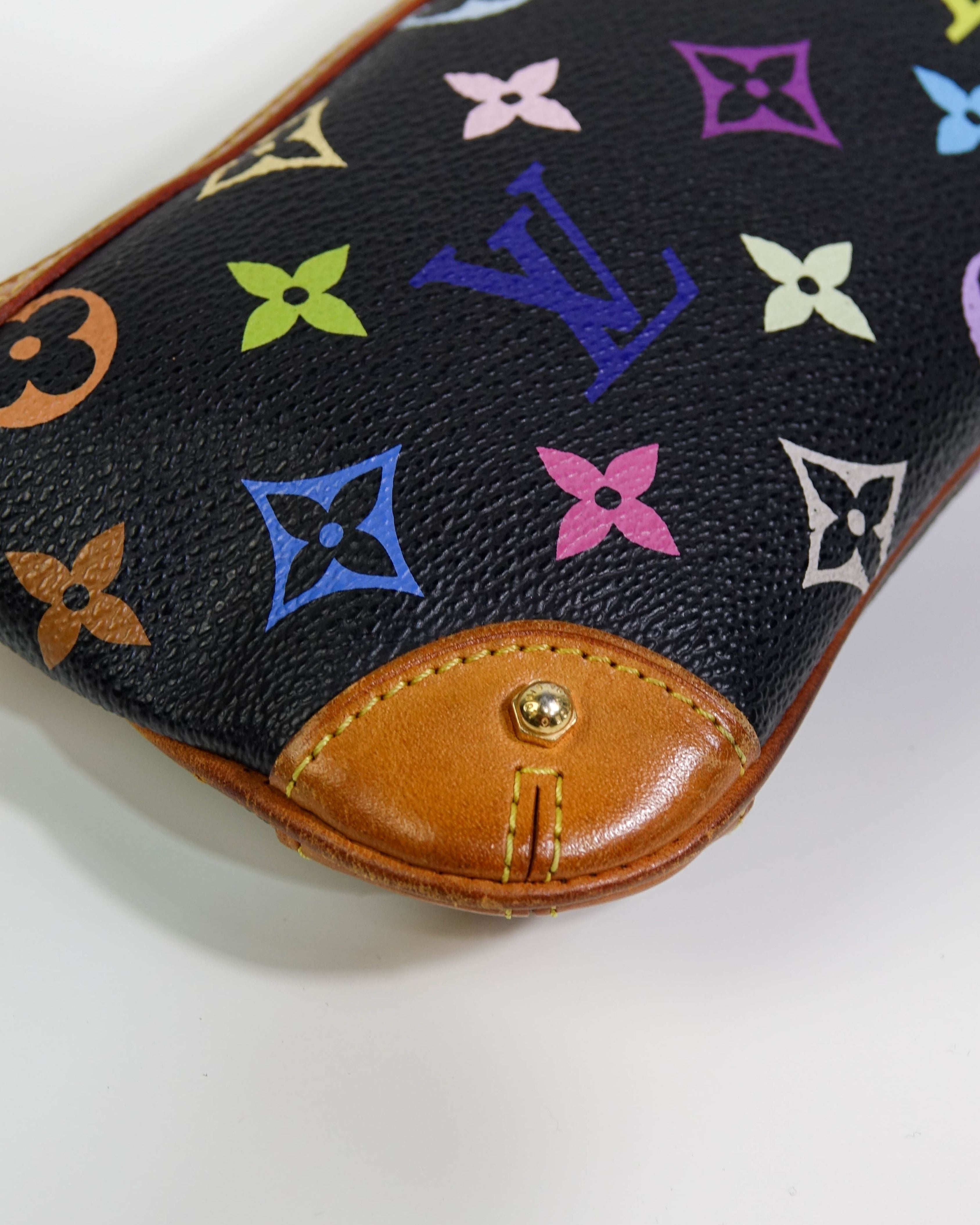 Mini Pochette accessoires Liv Louis Vuitton Murakami - noir Lola Collective