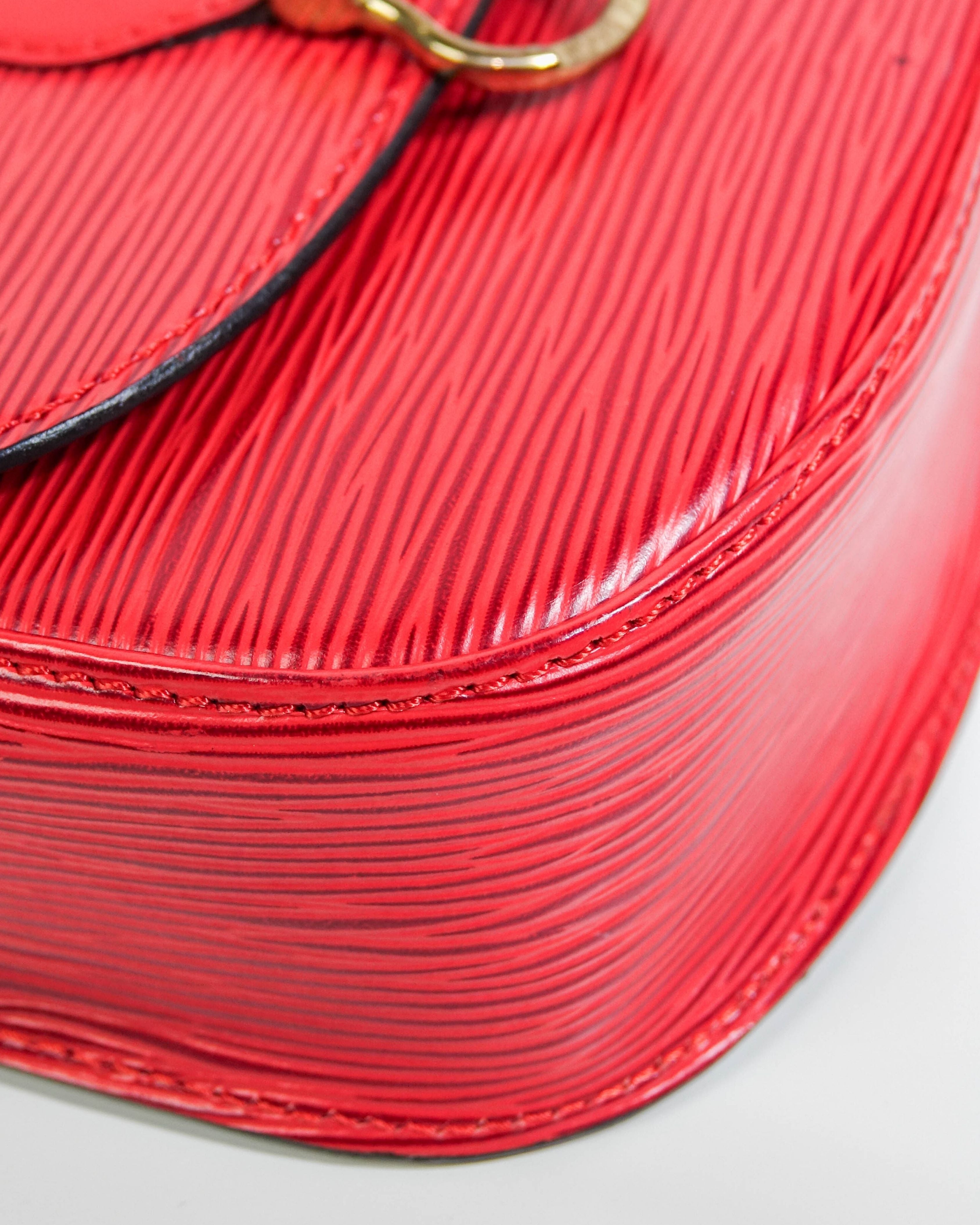 Sac bandoulière Saint Cloud PM Epi Louis Vuitton - rouge Lola Collective