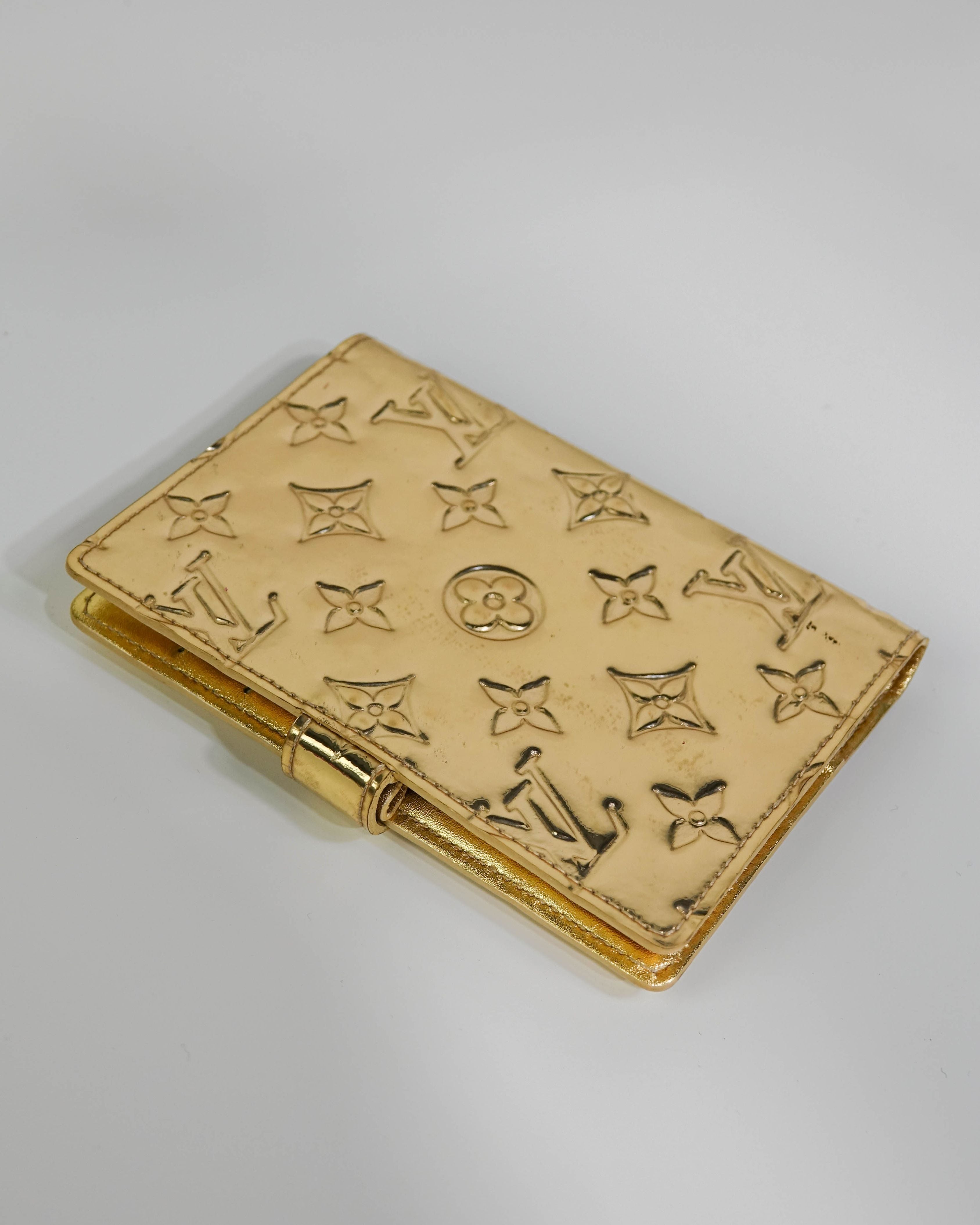 Agenda Louis Vuitton Miroir PM Day Planner Cover – Gold Lola Collective