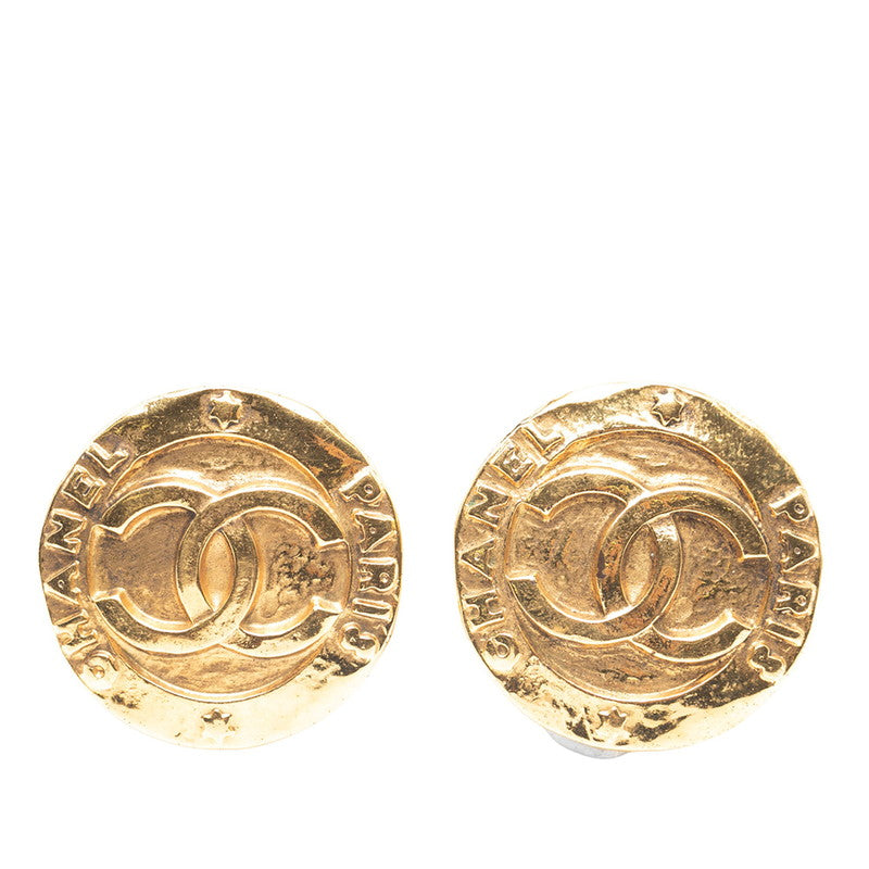 GP0326-33 Chanel Boucle d'oreilles gold Ginza Paris