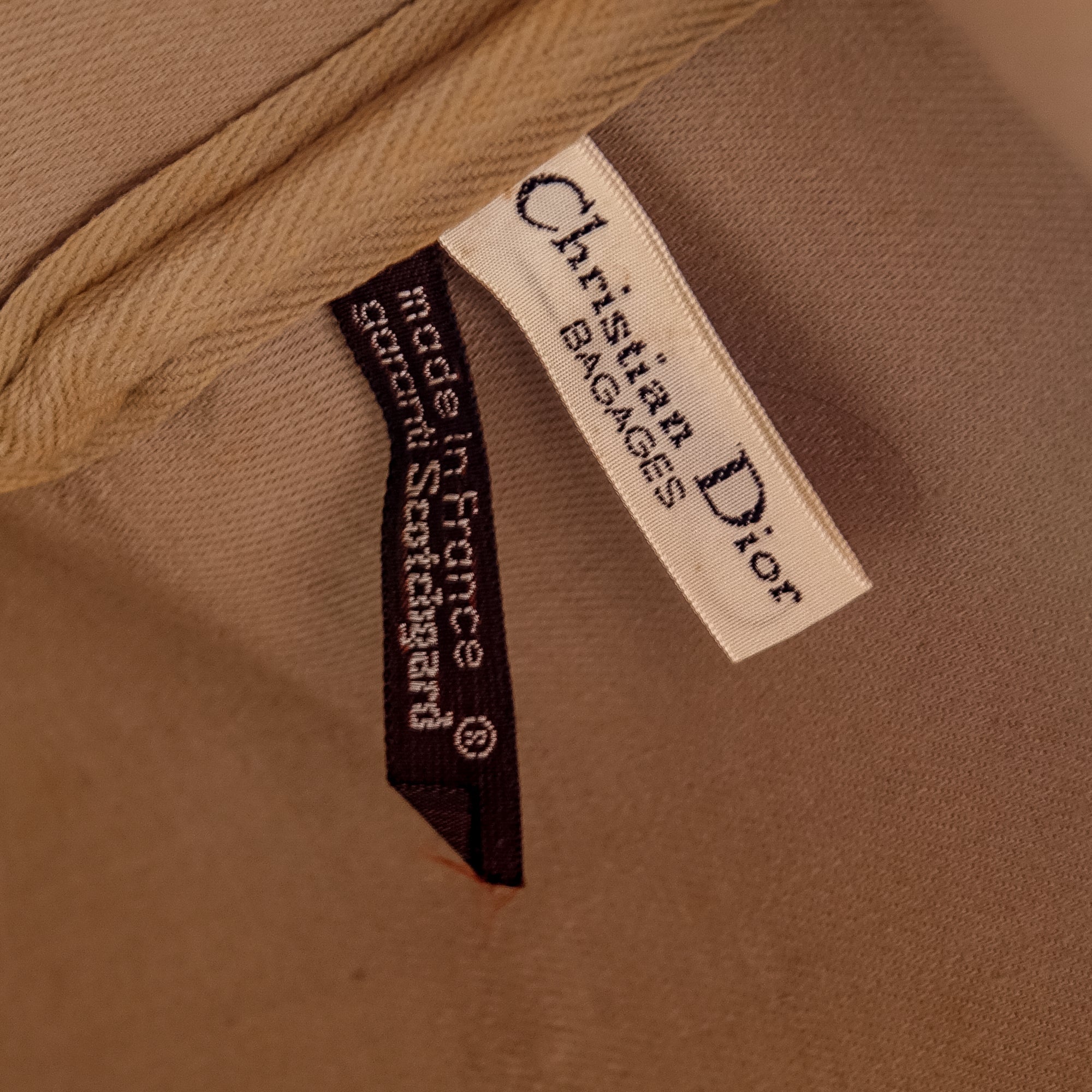 Dior Boston 40 toile Trotter marron et cuir Lola Collective