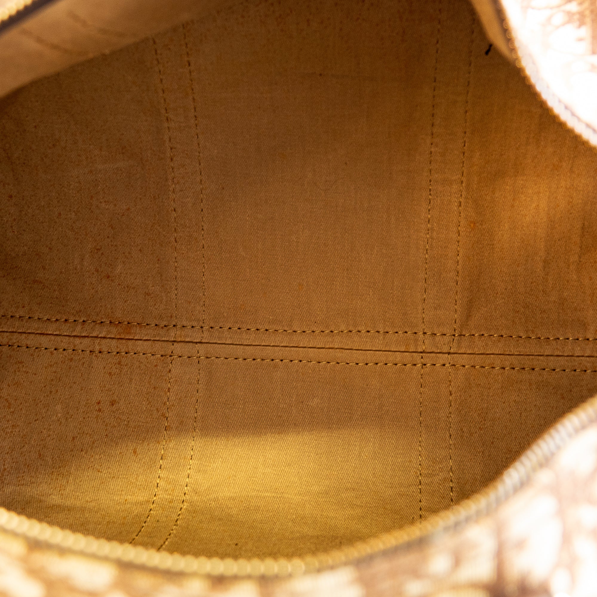 Dior Boston 40 toile Trotter marron et cuir Lola Collective