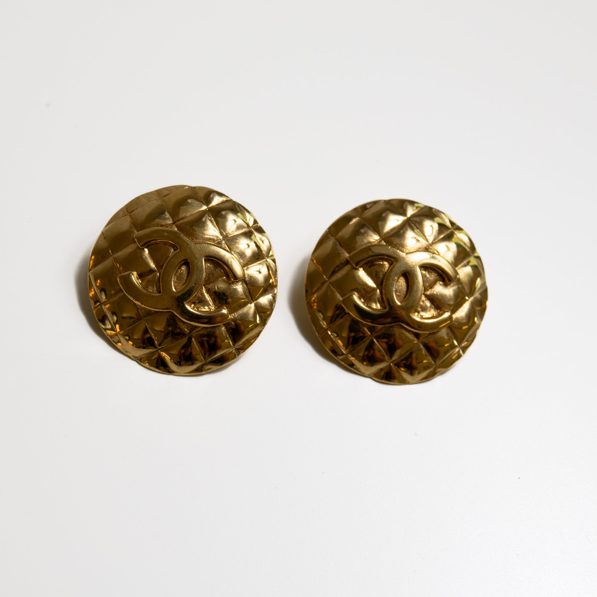 GP0326-31 Chanel Boucle d'oreilles gold Ginza Paris