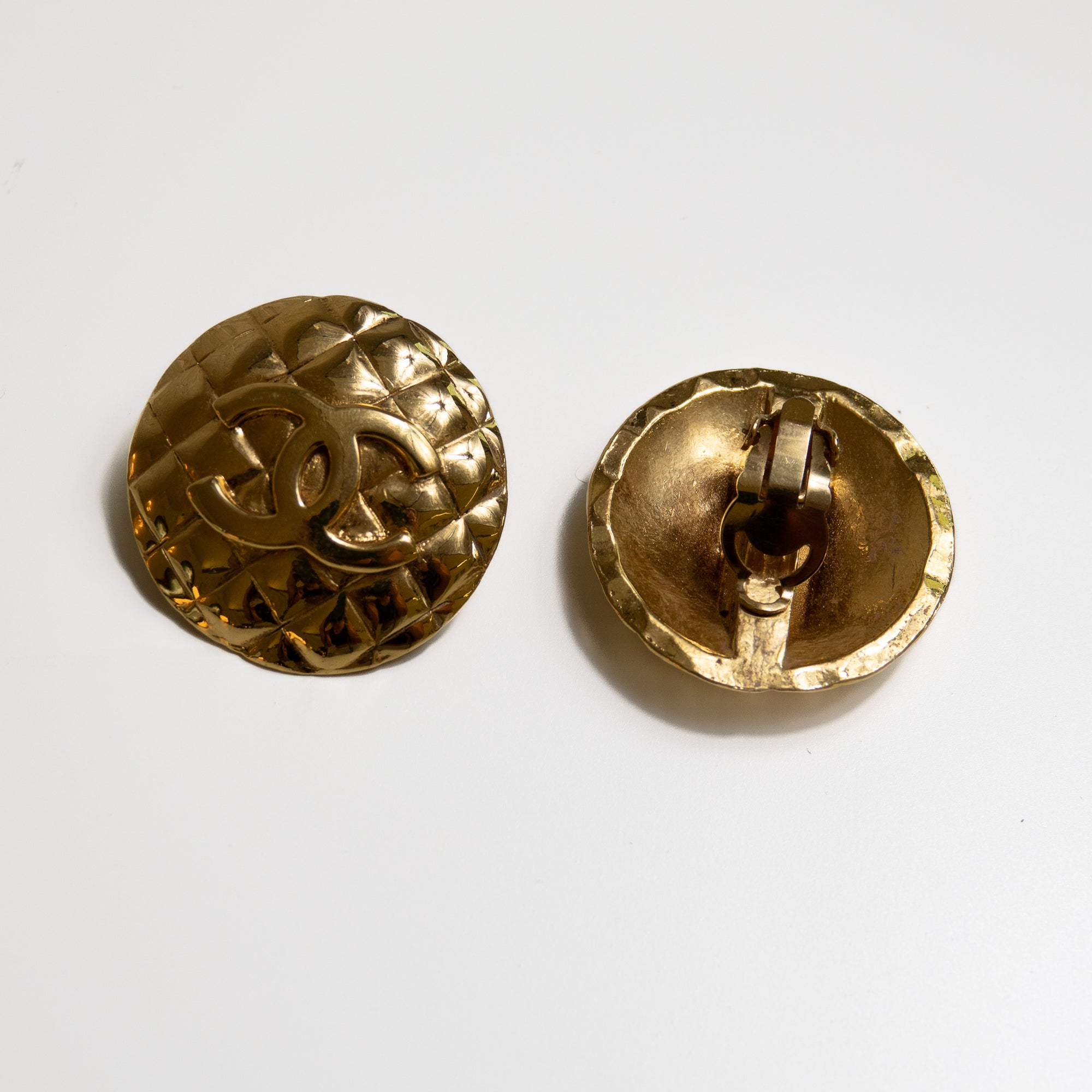 GP0326-31 Chanel Boucle d'oreilles gold Ginza Paris