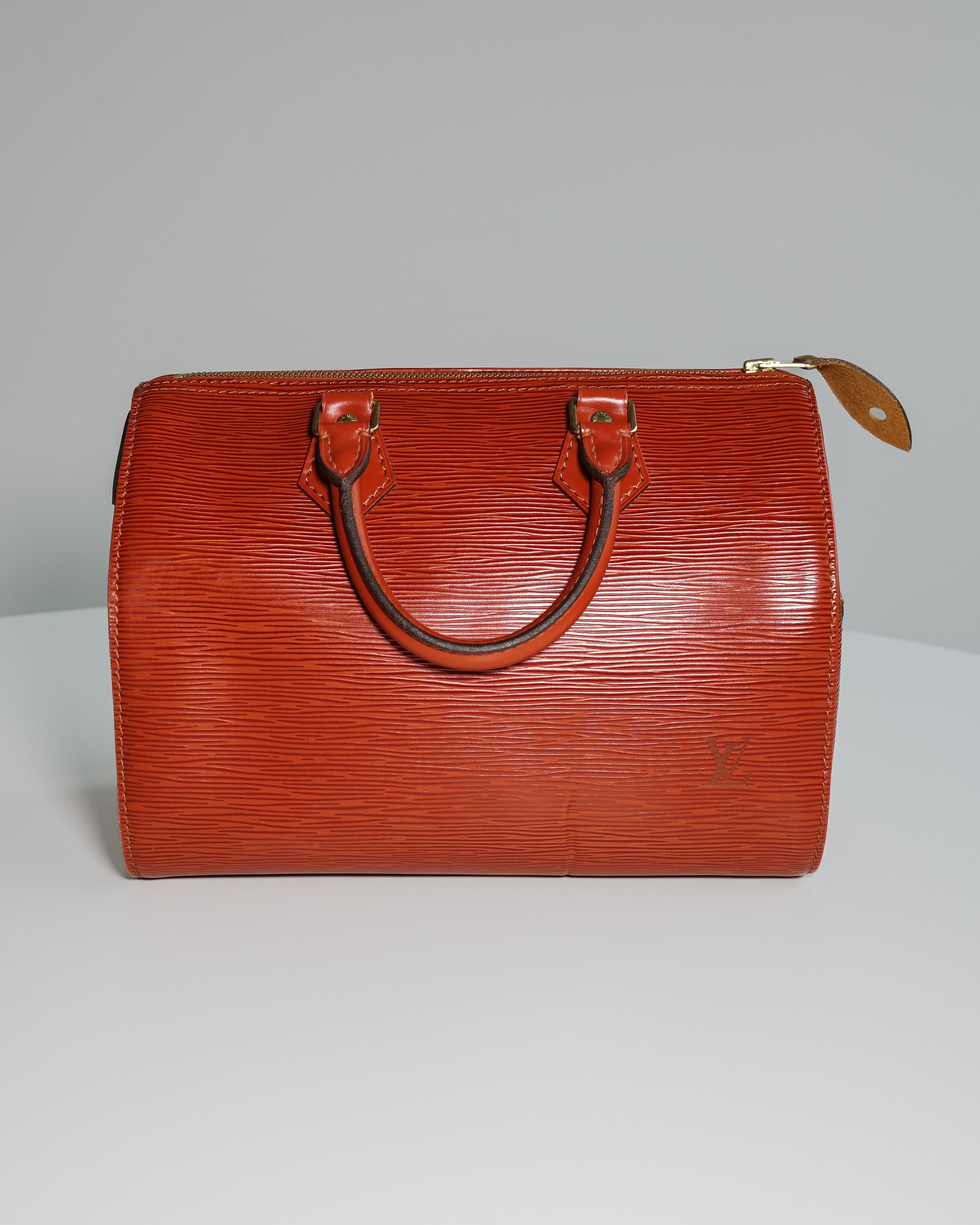 Petit sac Louis Vuitton Speedy 25 Épi Marron Lola Collective