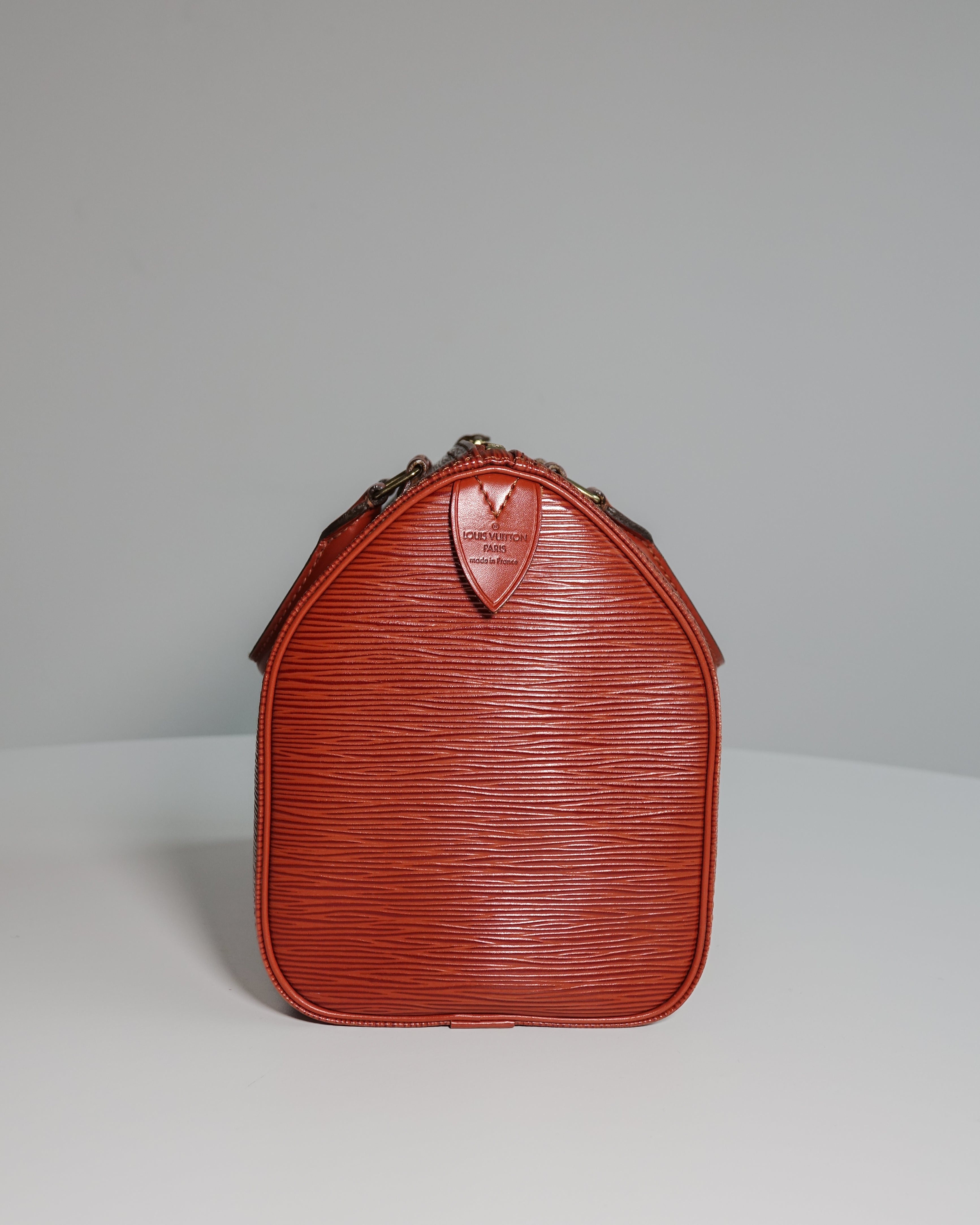 Petit sac Louis Vuitton Speedy 25 Épi Marron Lola Collective
