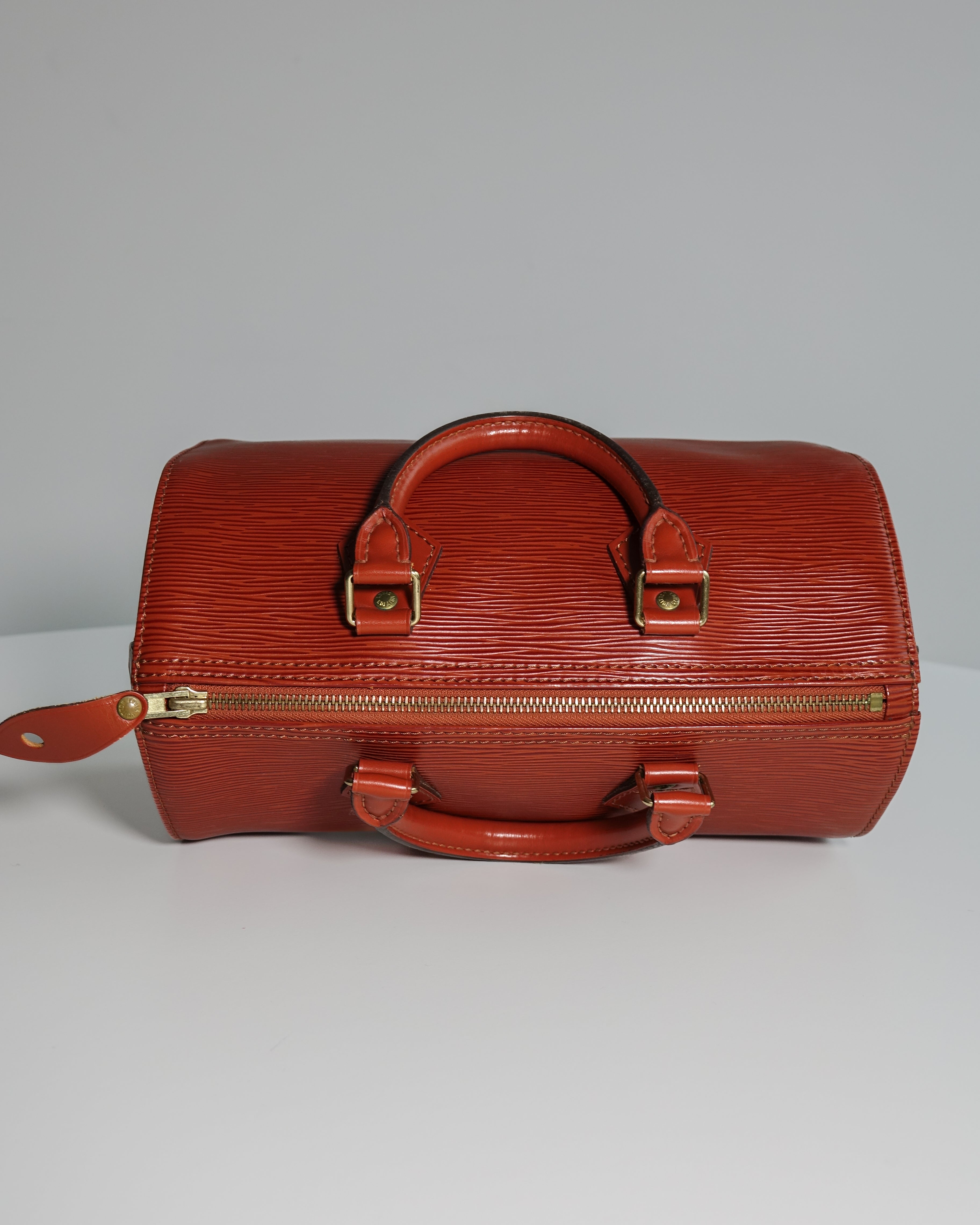 Petit sac Louis Vuitton Speedy 25 Épi Marron Lola Collective