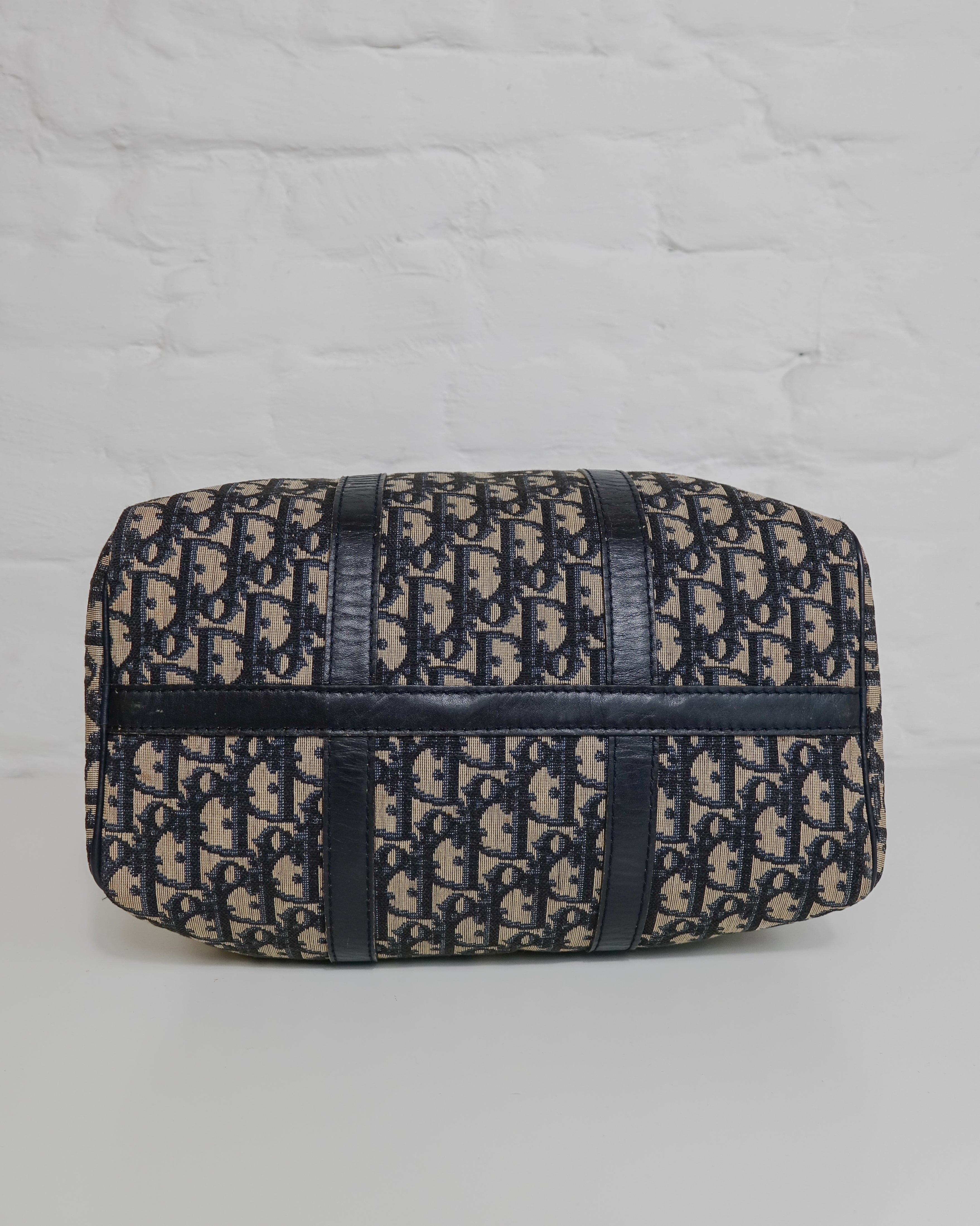 Sac Christian Dior Trotter Canvas Boston Bag Lola Collective