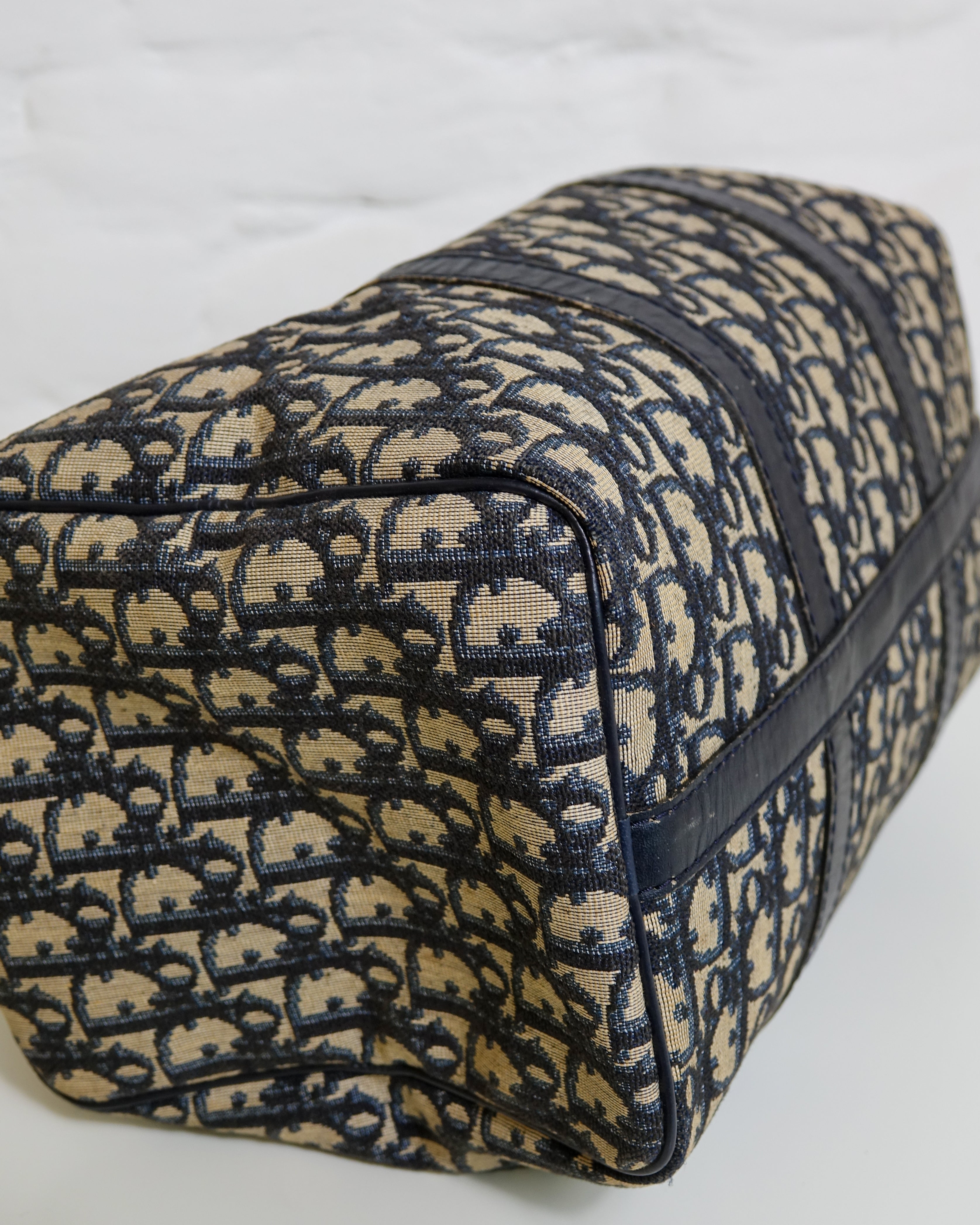 Sac Christian Dior Trotter Canvas Boston Bag Lola Collective