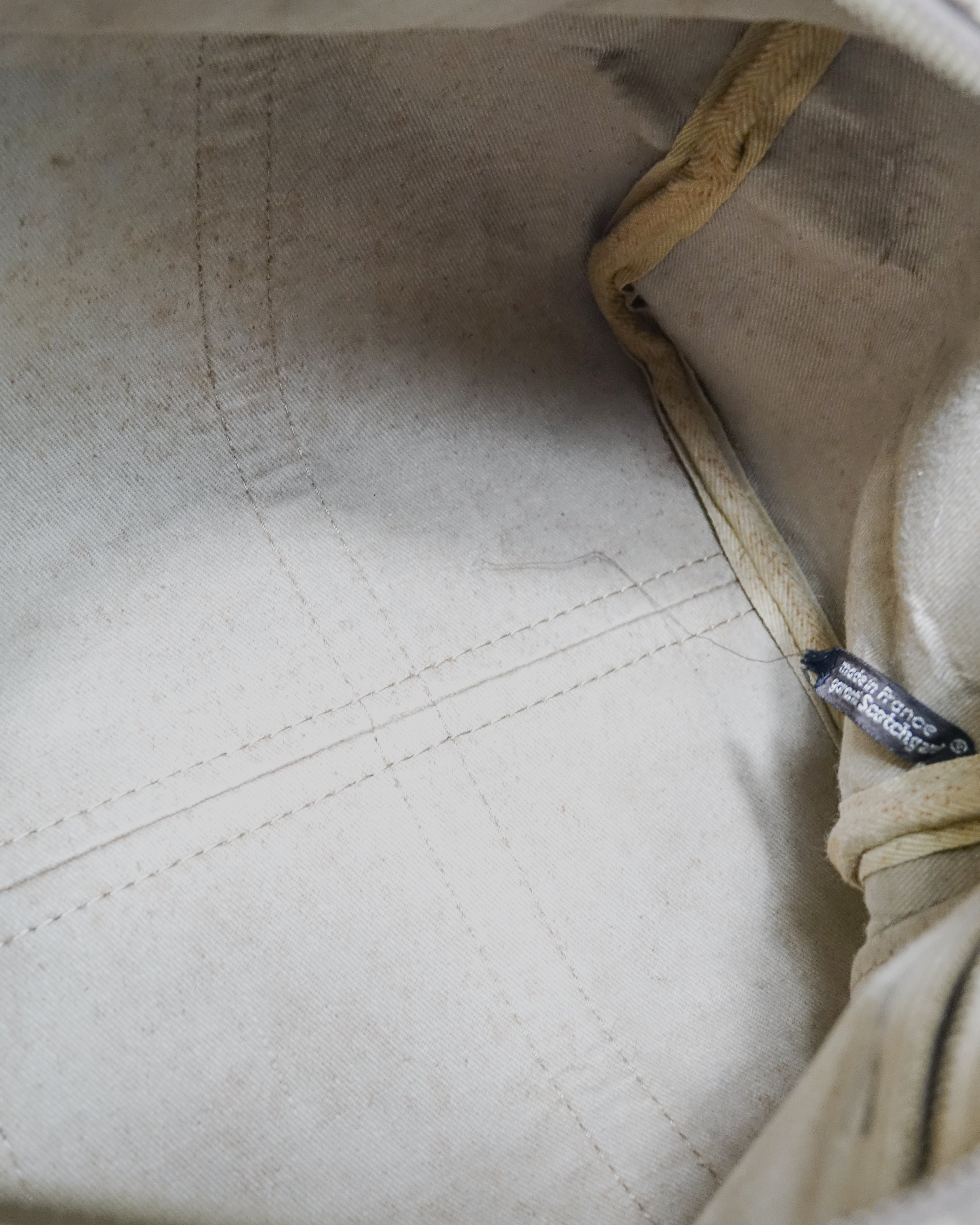 Sac Christian Dior Trotter Canvas Boston beige & doré Lola Collective