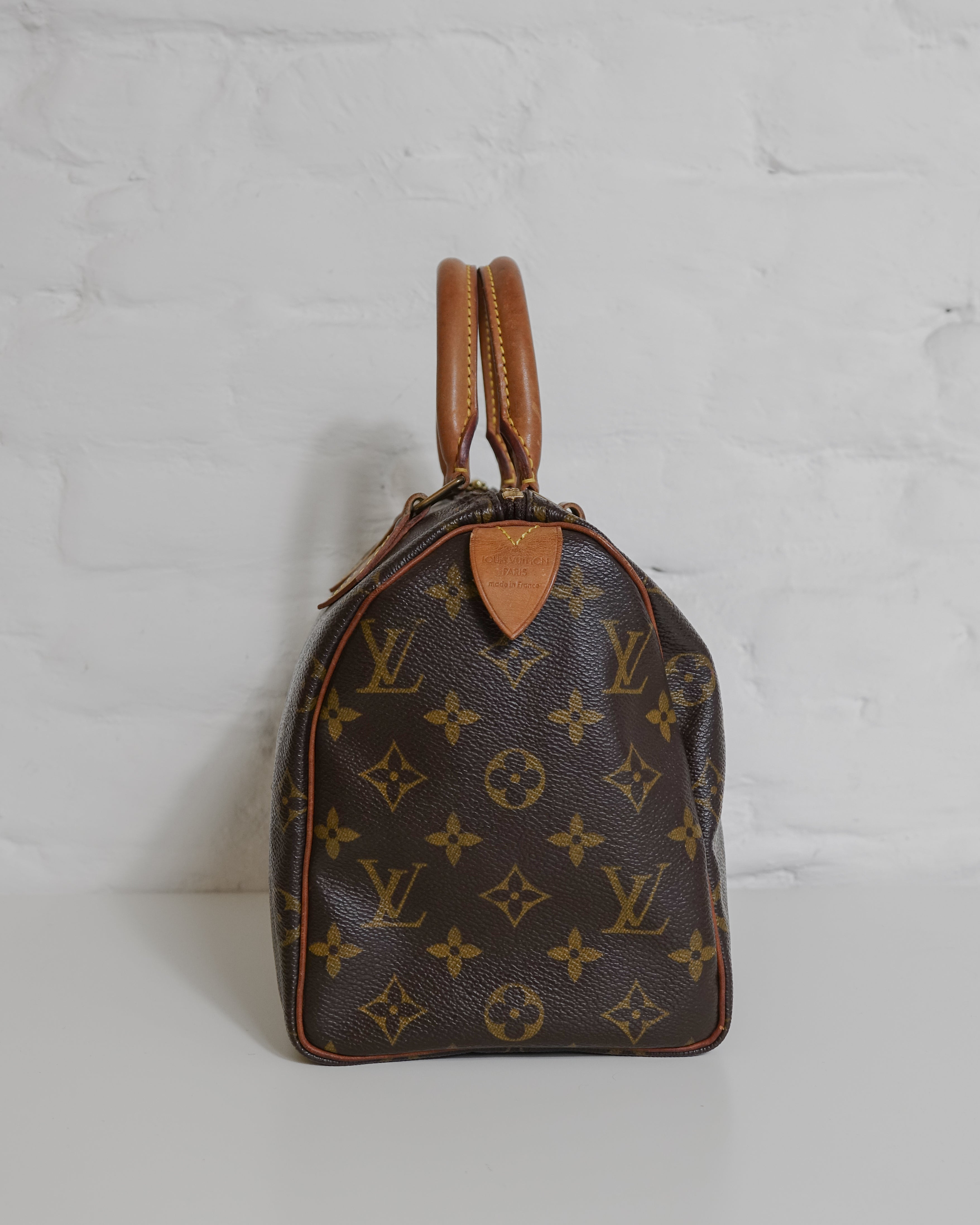 Sac Louis Vuitton Speedy 25 old monogram marron Lola Collective