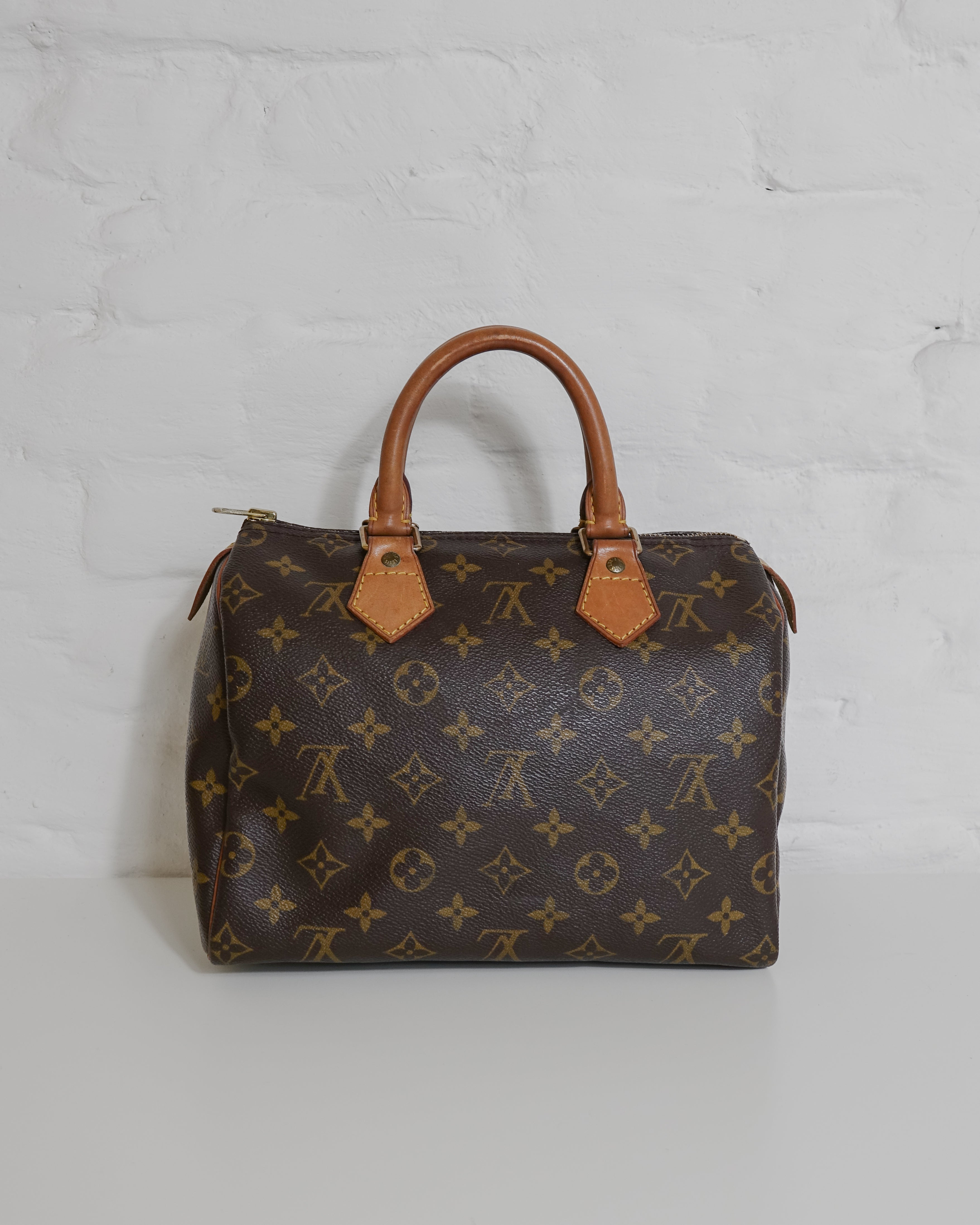 Sac Louis Vuitton Speedy 25 old monogram marron Lola Collective