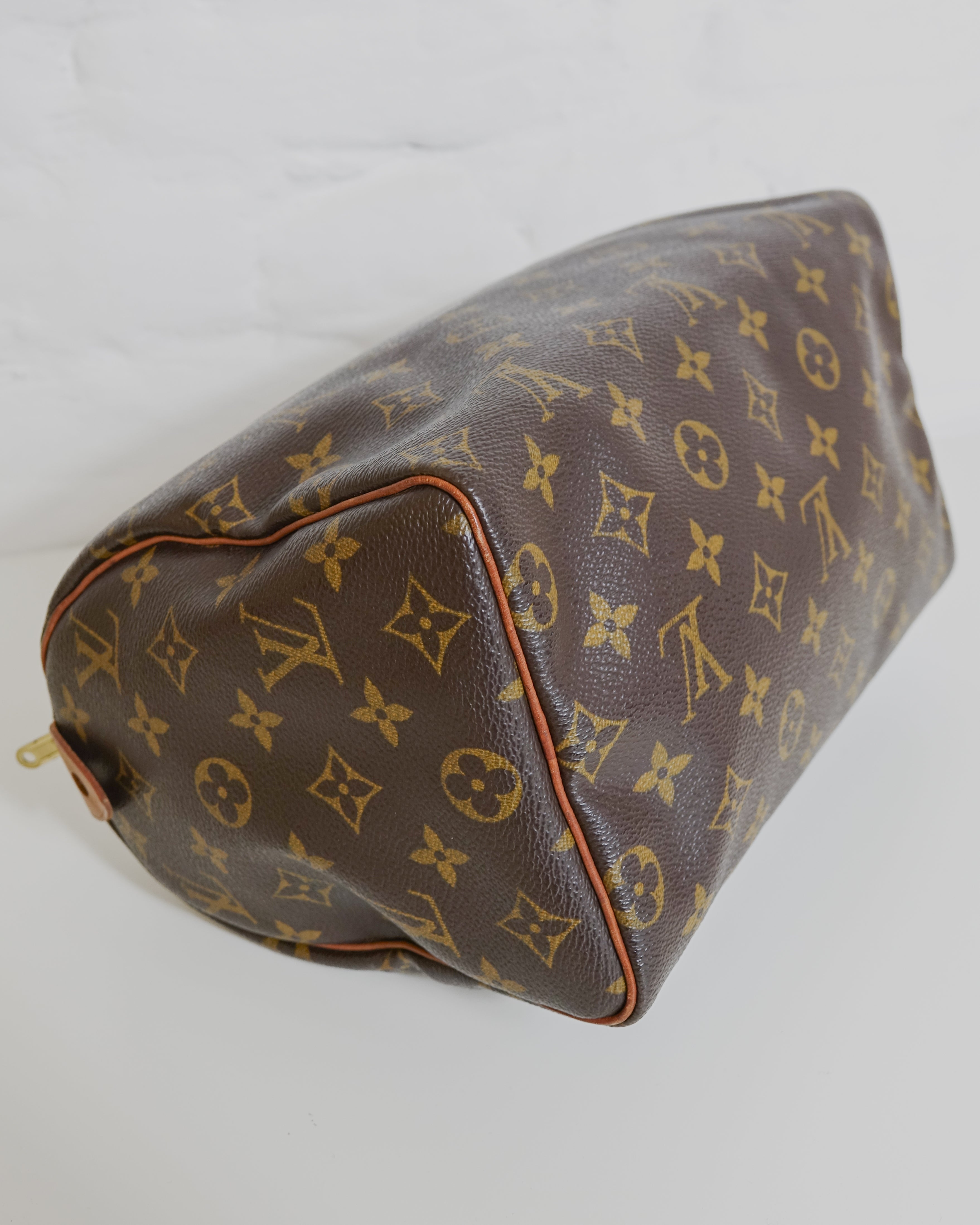 Sac Louis Vuitton Speedy 25 old monogram marron Lola Collective