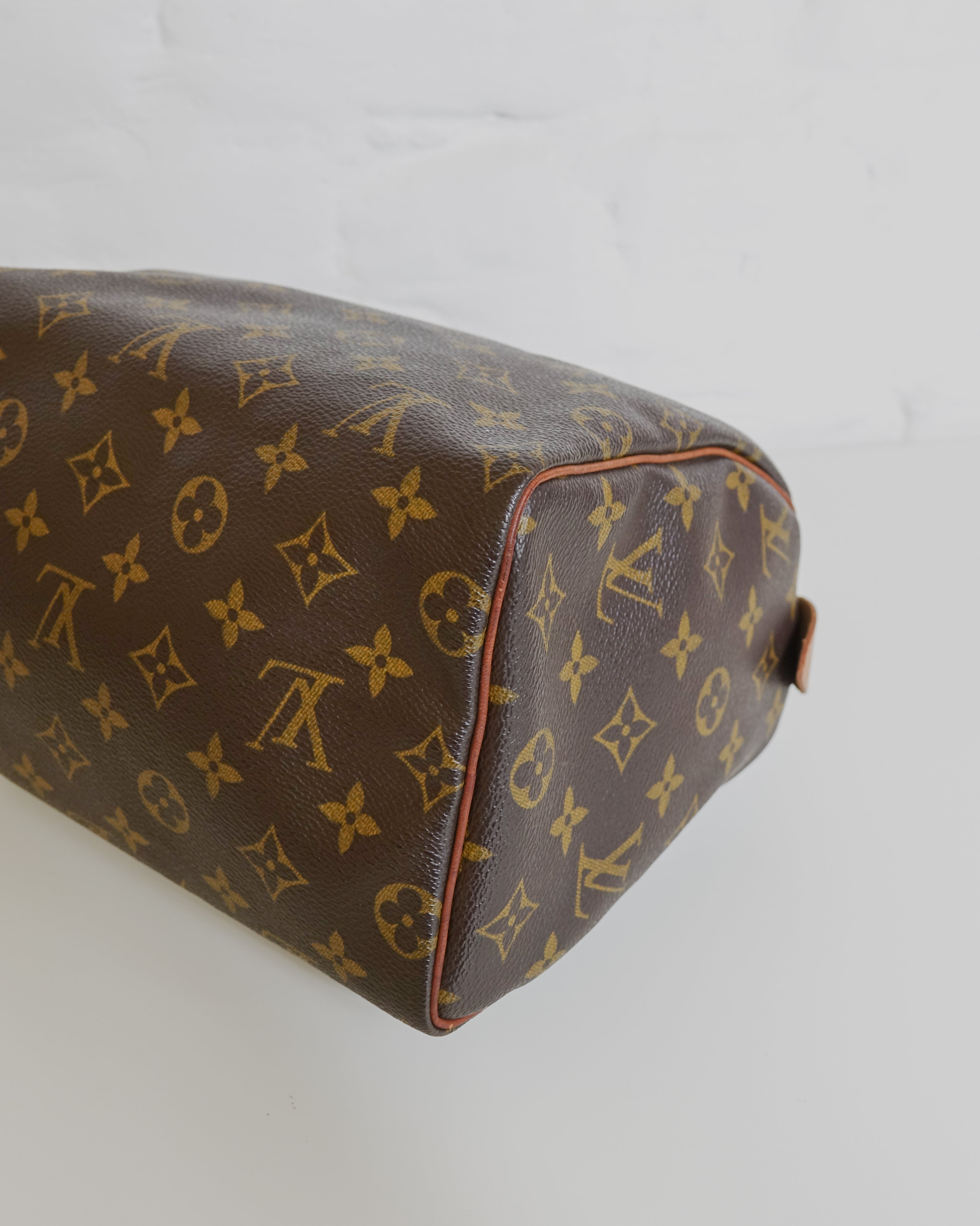 Sac Louis Vuitton Speedy 25 old monogram marron Lola Collective