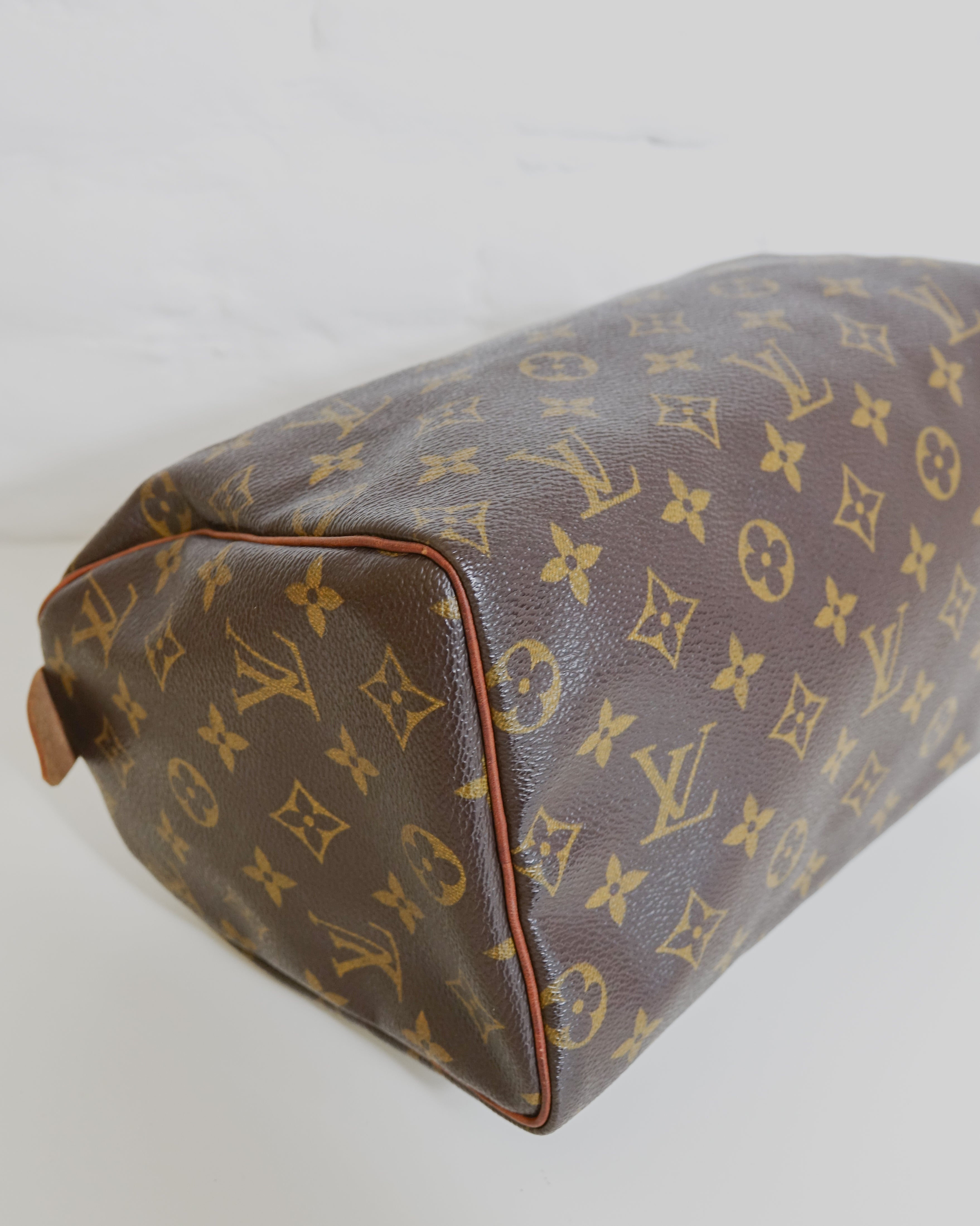Sac Louis Vuitton Speedy 25 old monogram marron Lola Collective