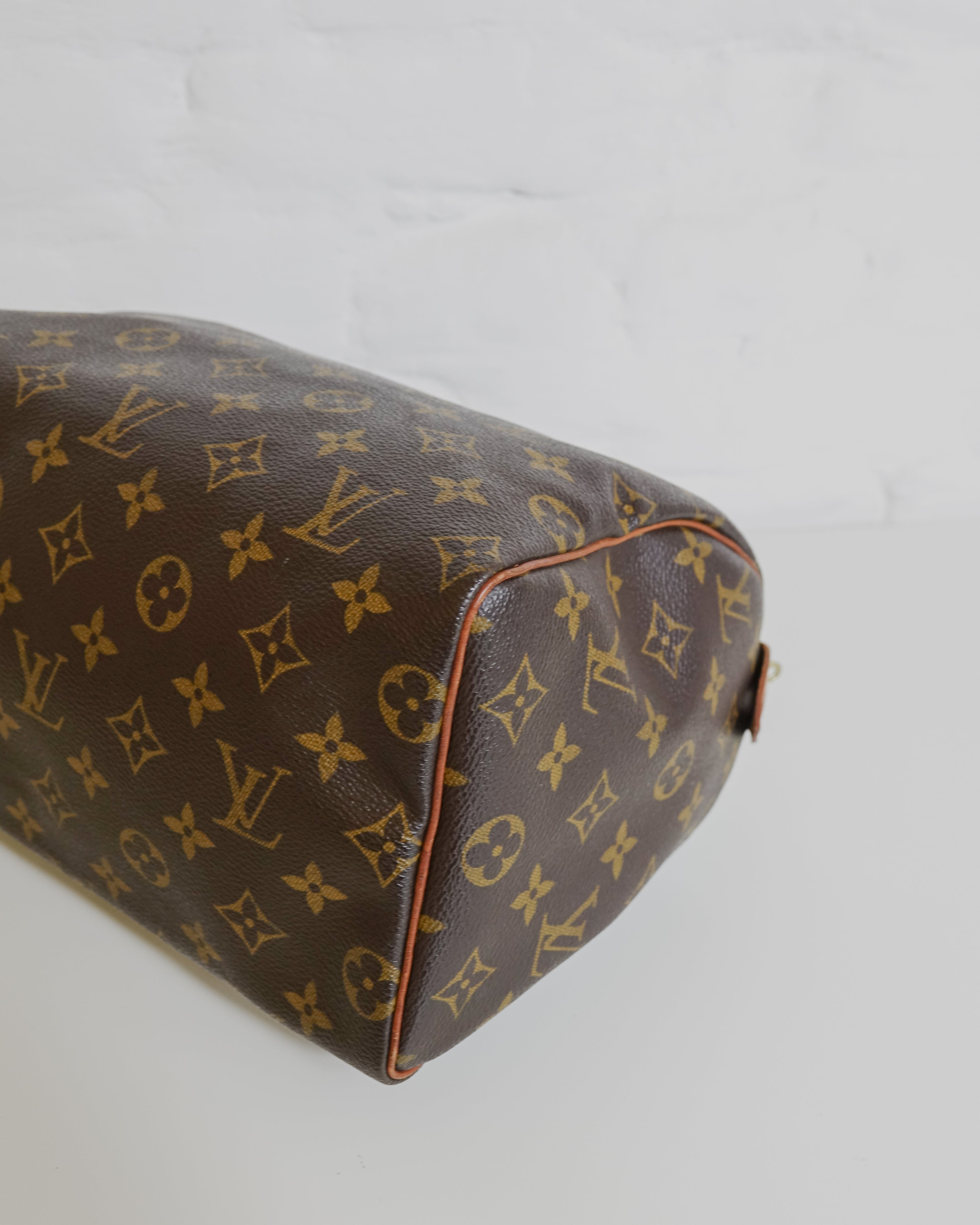 Sac Louis Vuitton Speedy 25 old monogram marron Lola Collective