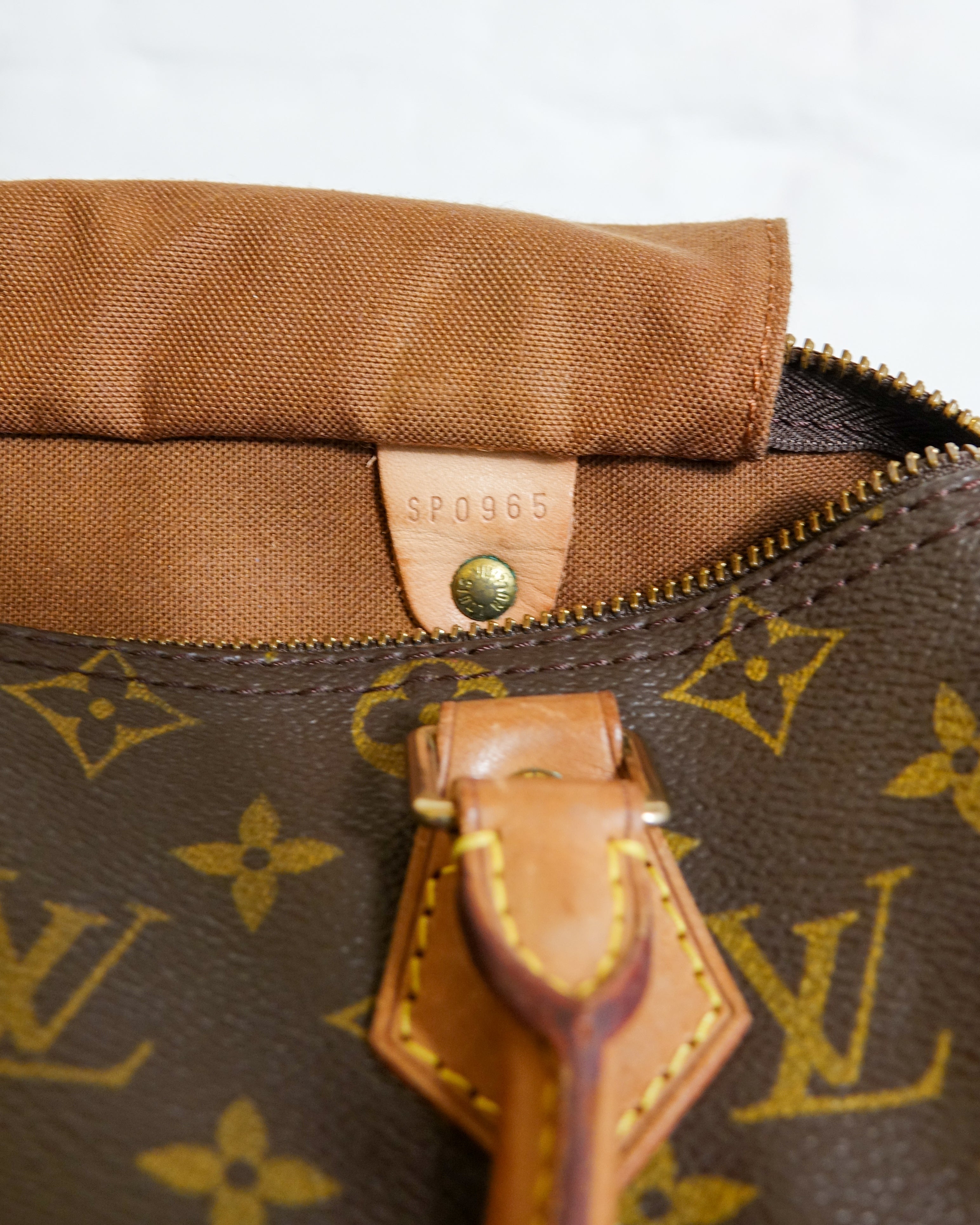 Sac Louis Vuitton Speedy 25 old monogram marron Lola Collective