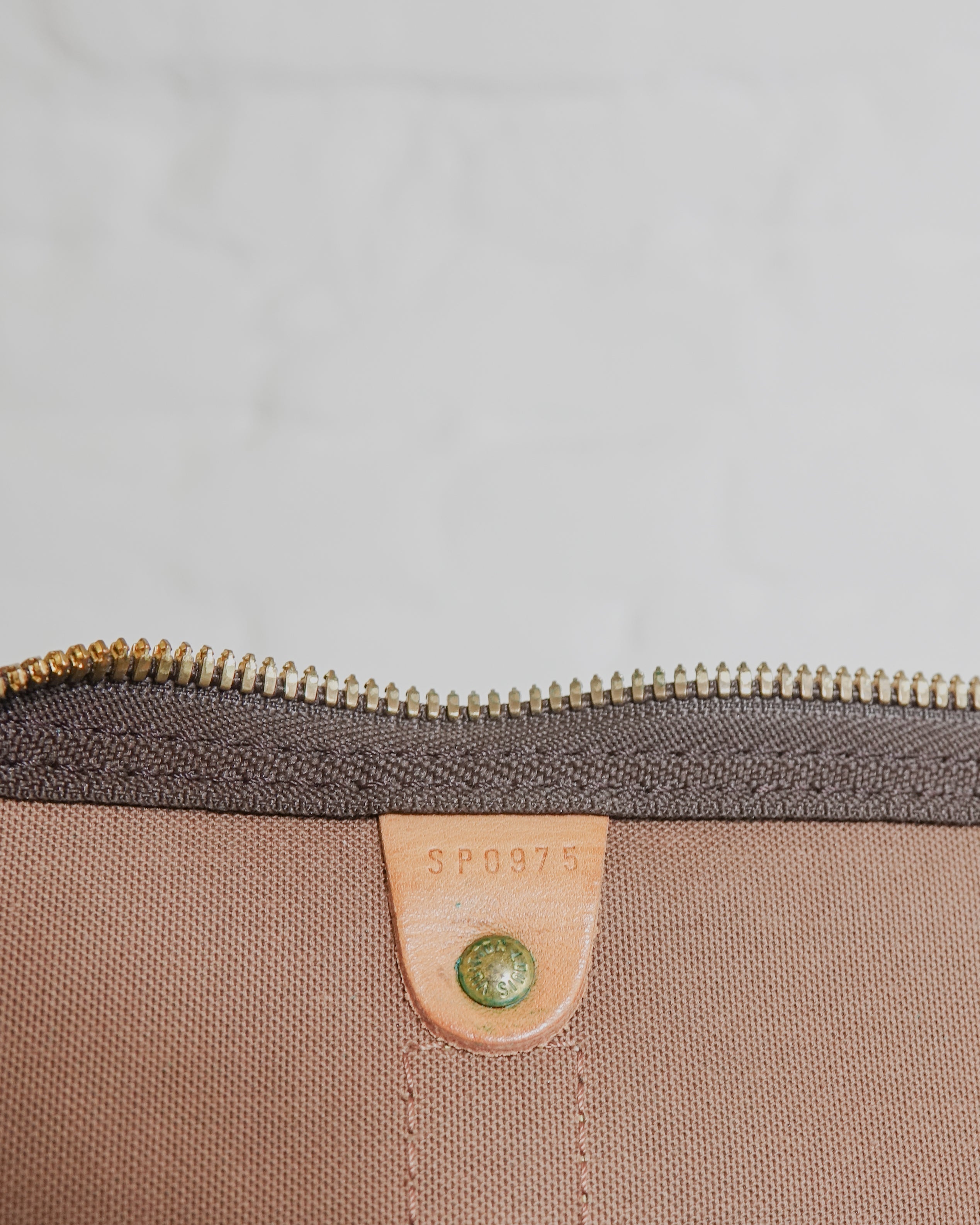 Sac Louis Vuitton Keepall 60 Monogram marron Lola Collective