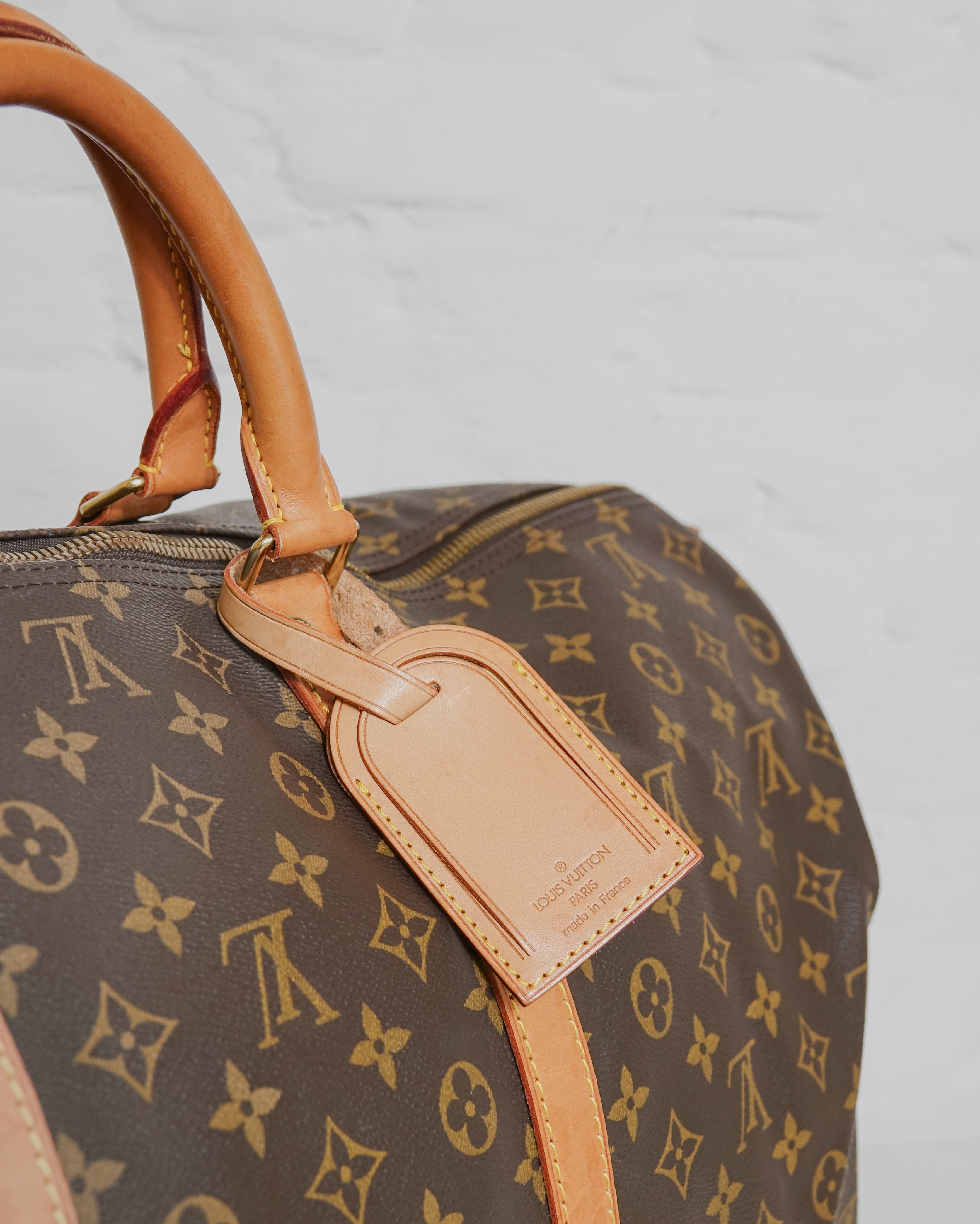 Sac Louis Vuitton Keepall 60 Monogram marron Lola Collective