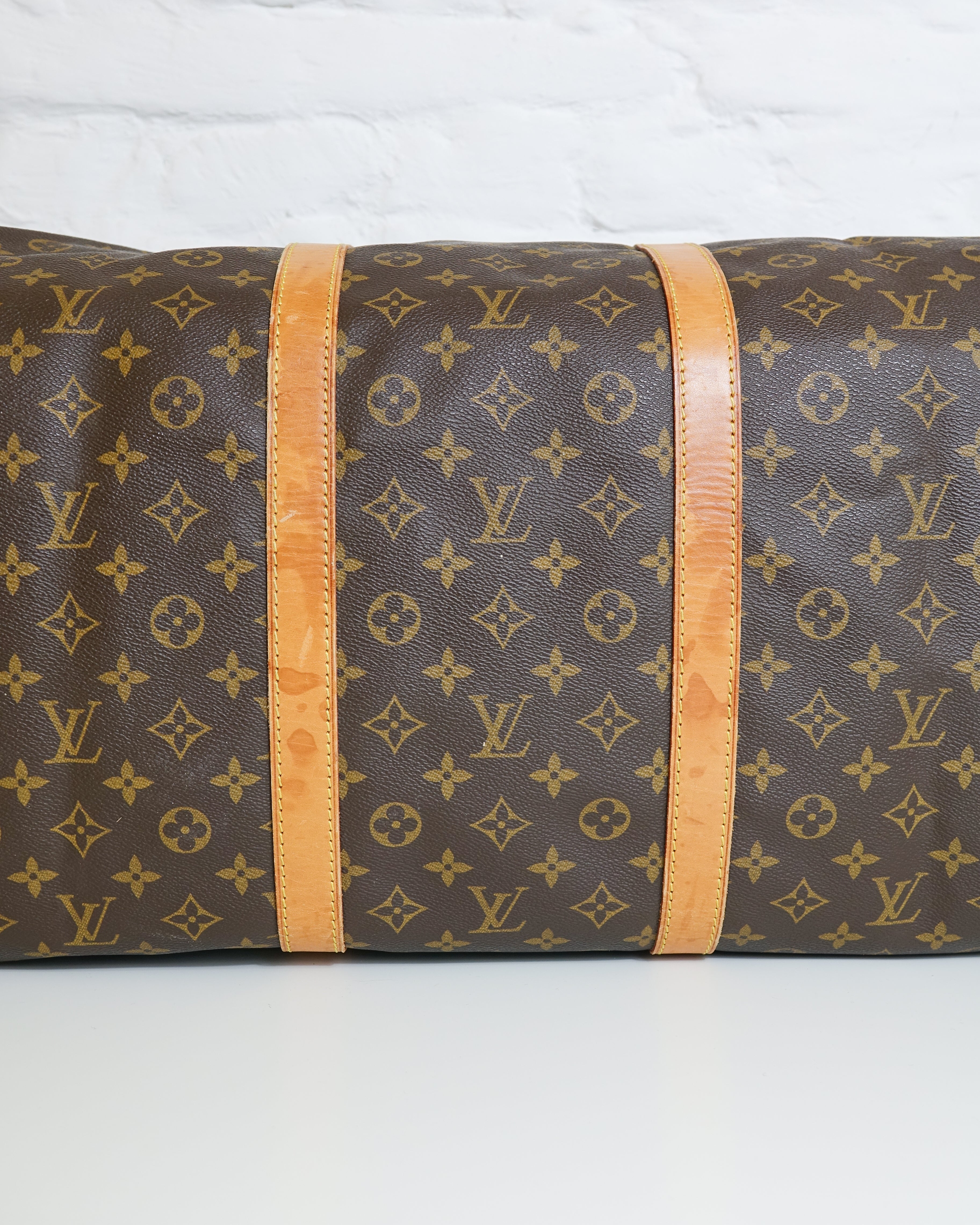 Sac Louis Vuitton Keepall 60 Monogram marron Lola Collective