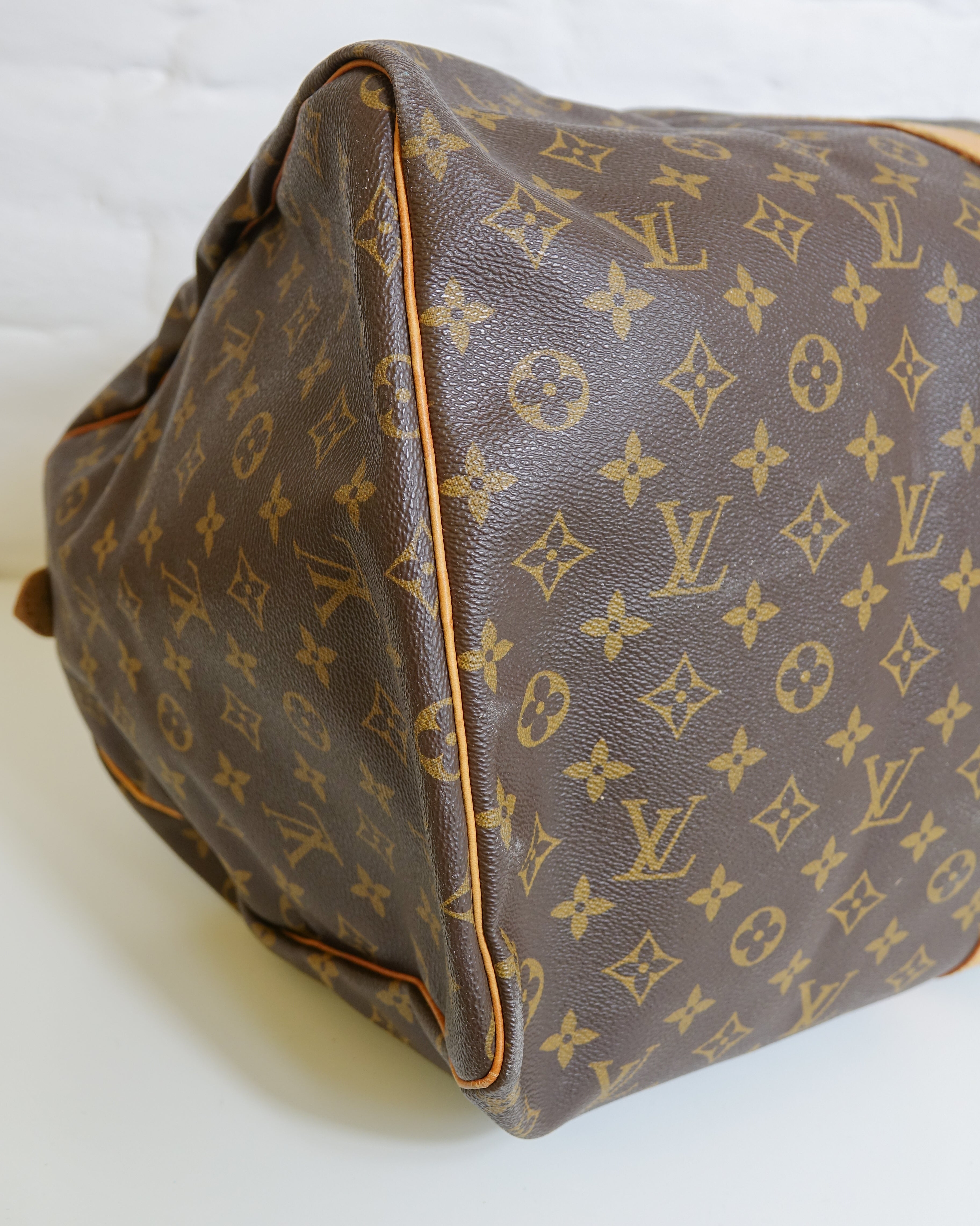 Sac Louis Vuitton Keepall 60 Monogram marron Lola Collective