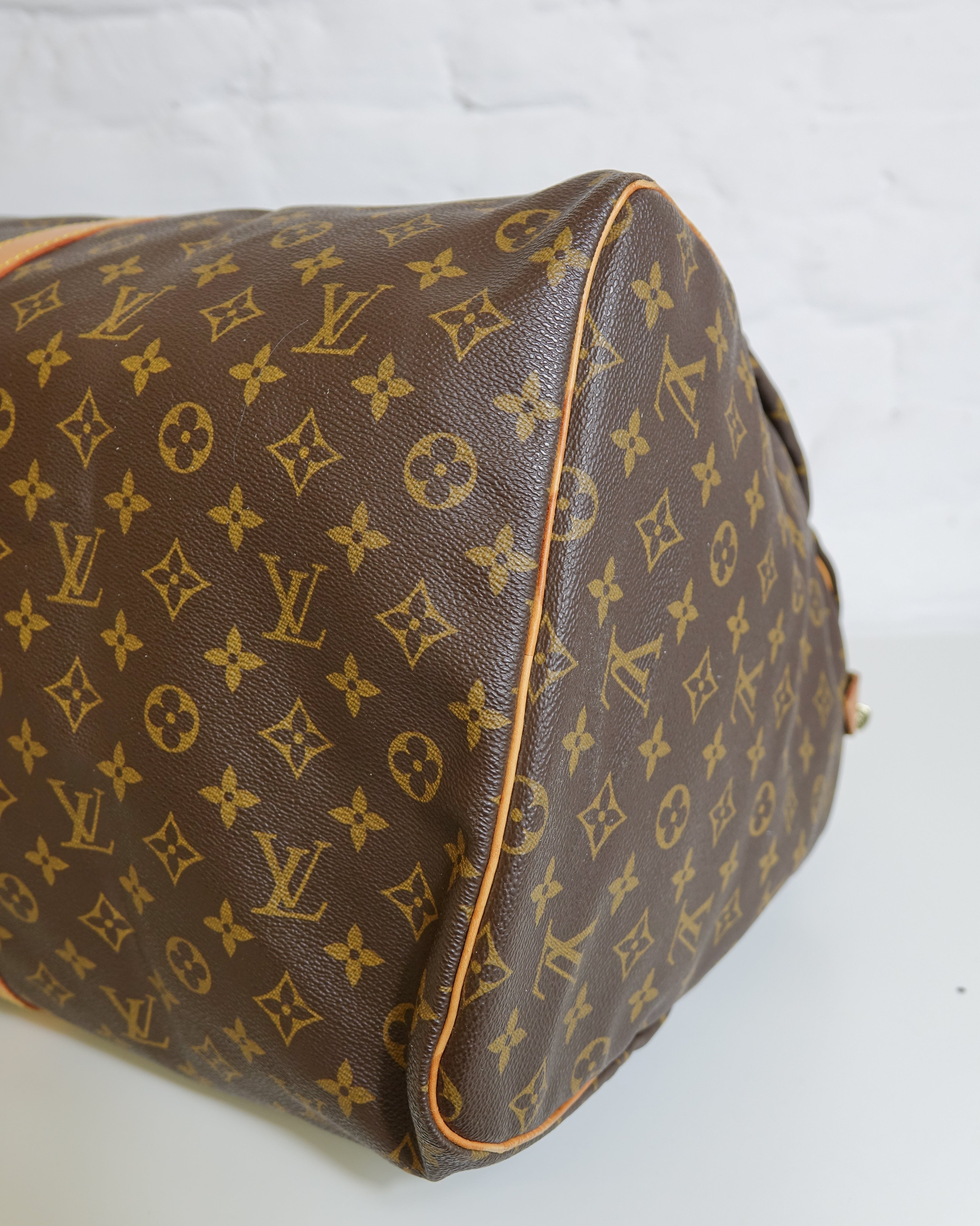 Sac Louis Vuitton Keepall 60 Monogram marron Lola Collective