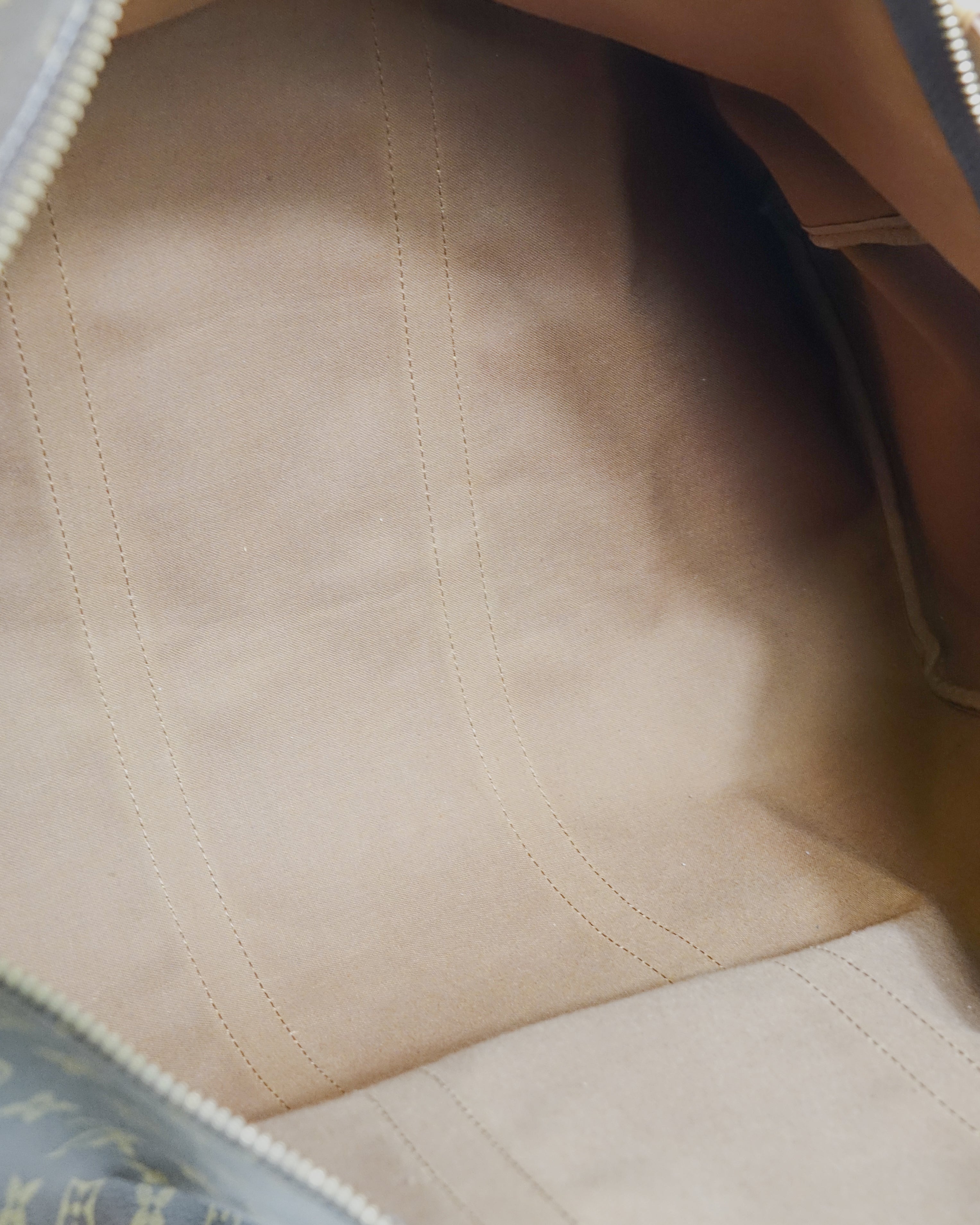 Sac Louis Vuitton Keepall 55 Monogram marron Lola Collective
