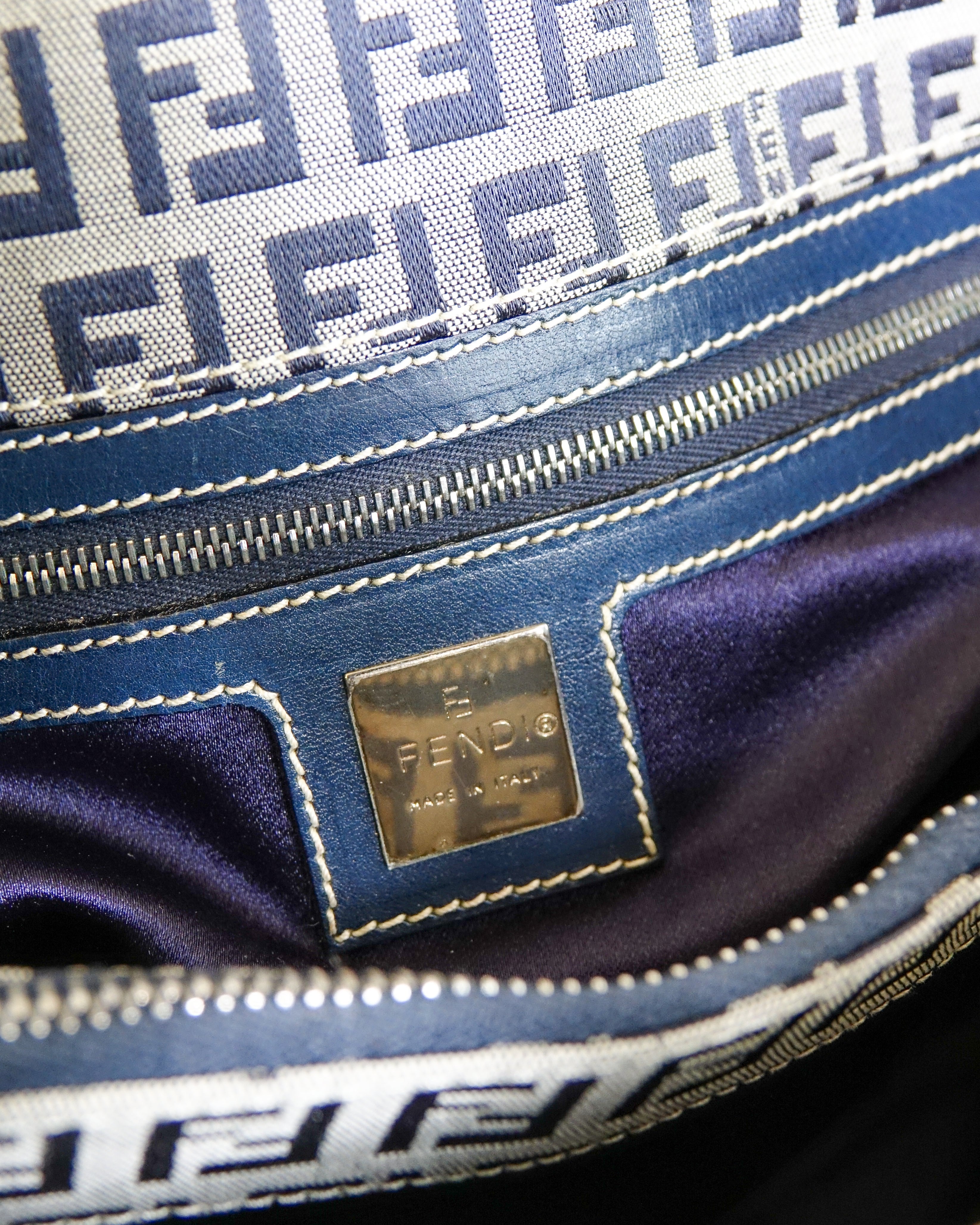 Sac Fendi Zucchino Canvas Mamma Baguette Lola Collective