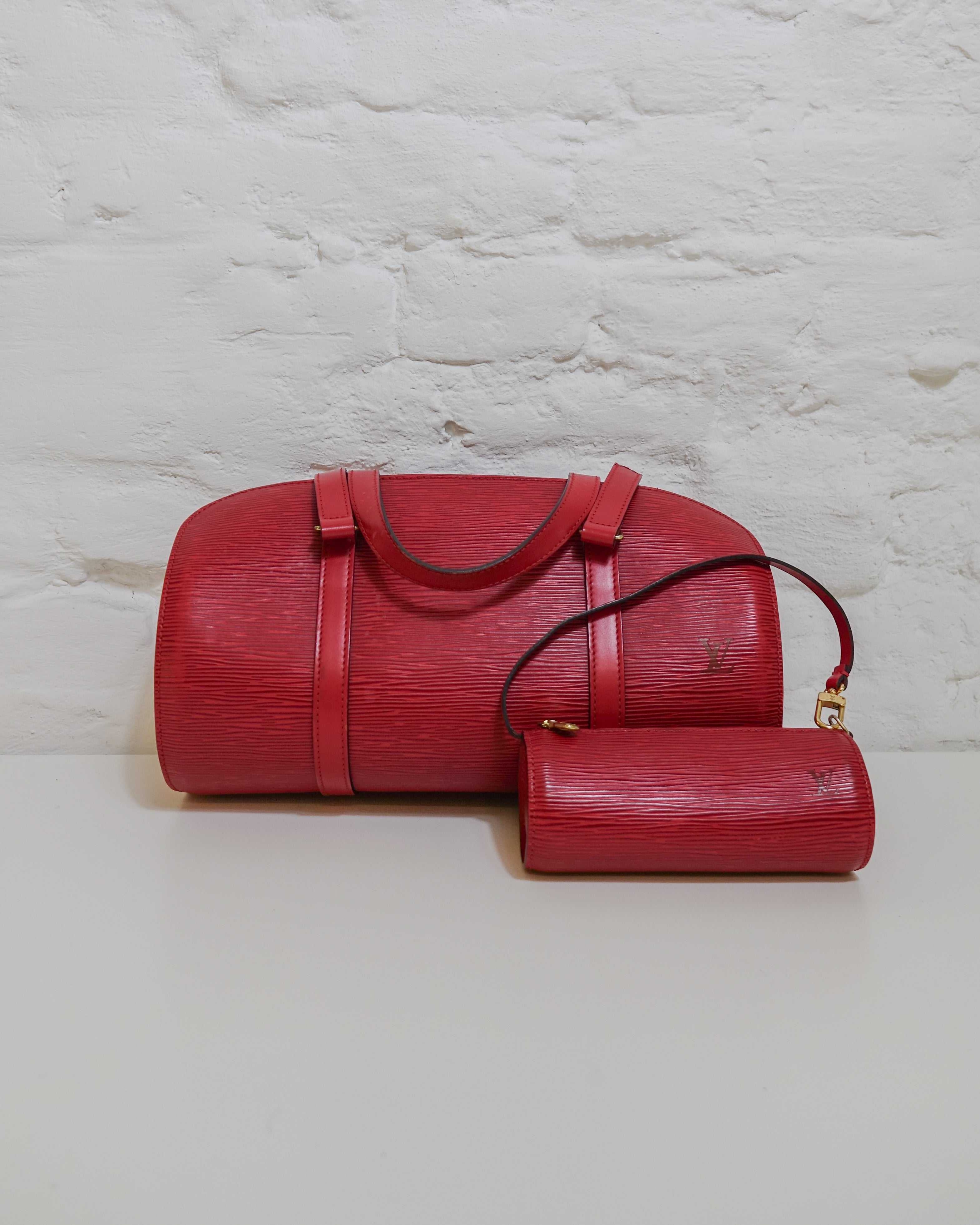 Louis Vuitton Papillon 30 épi rouge + baby papillon épi rouge Lola Collective
