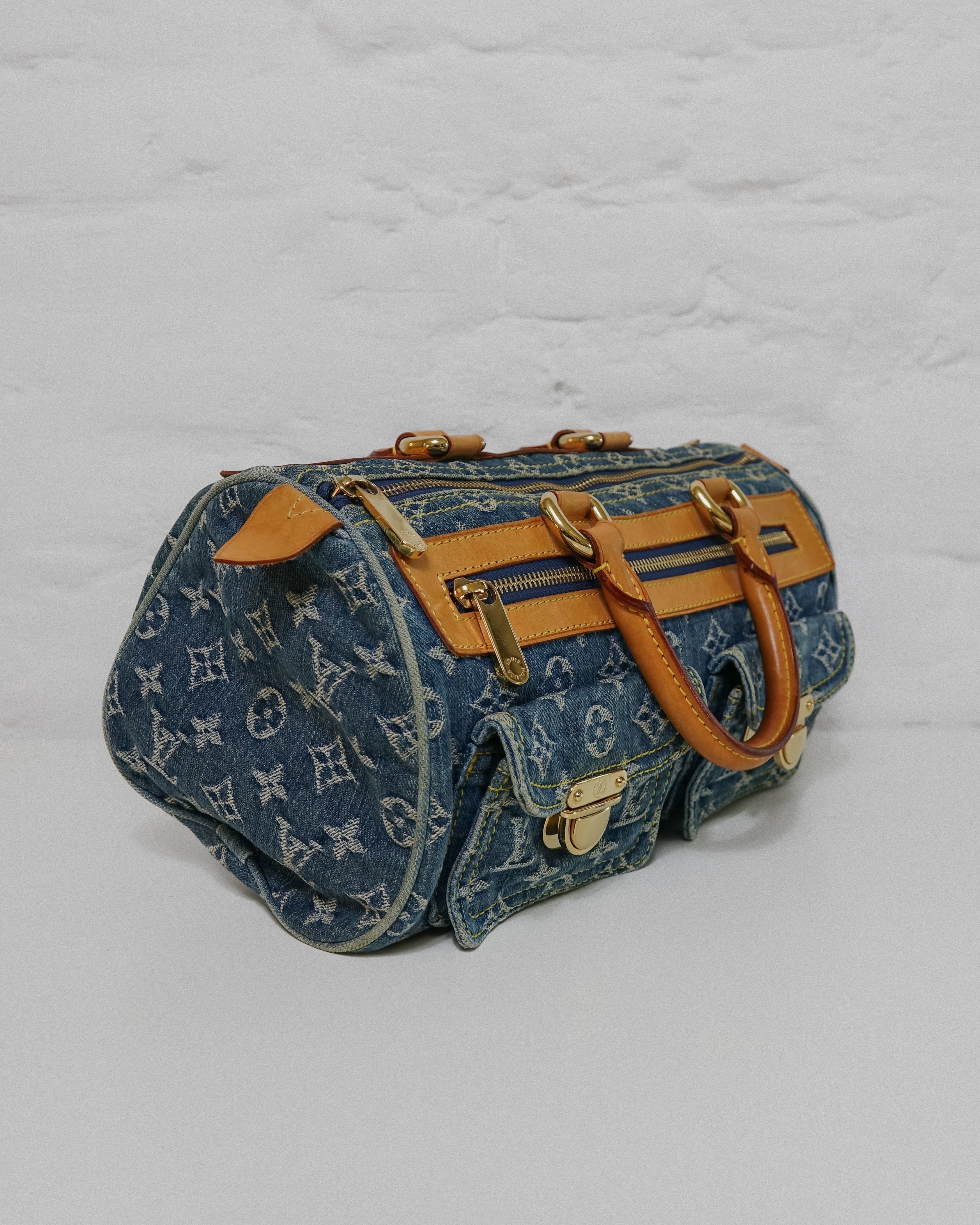 Louis Vuitton Noé Speedy Jeans bleu Lola Collective